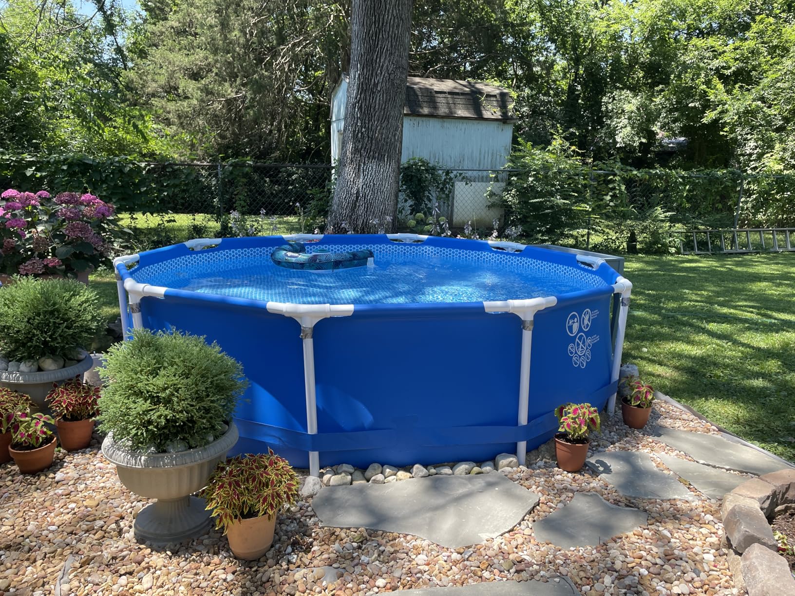 INTEX C530 Cartridge Filter Pump for Above Ground Pools: 530 GPH Pump Flow Rate - Auto Timer - HydroAeration Technology - Includes Type A Filter Cartridge - Turnover Rate/System Flow 475 GPH customer photo 1