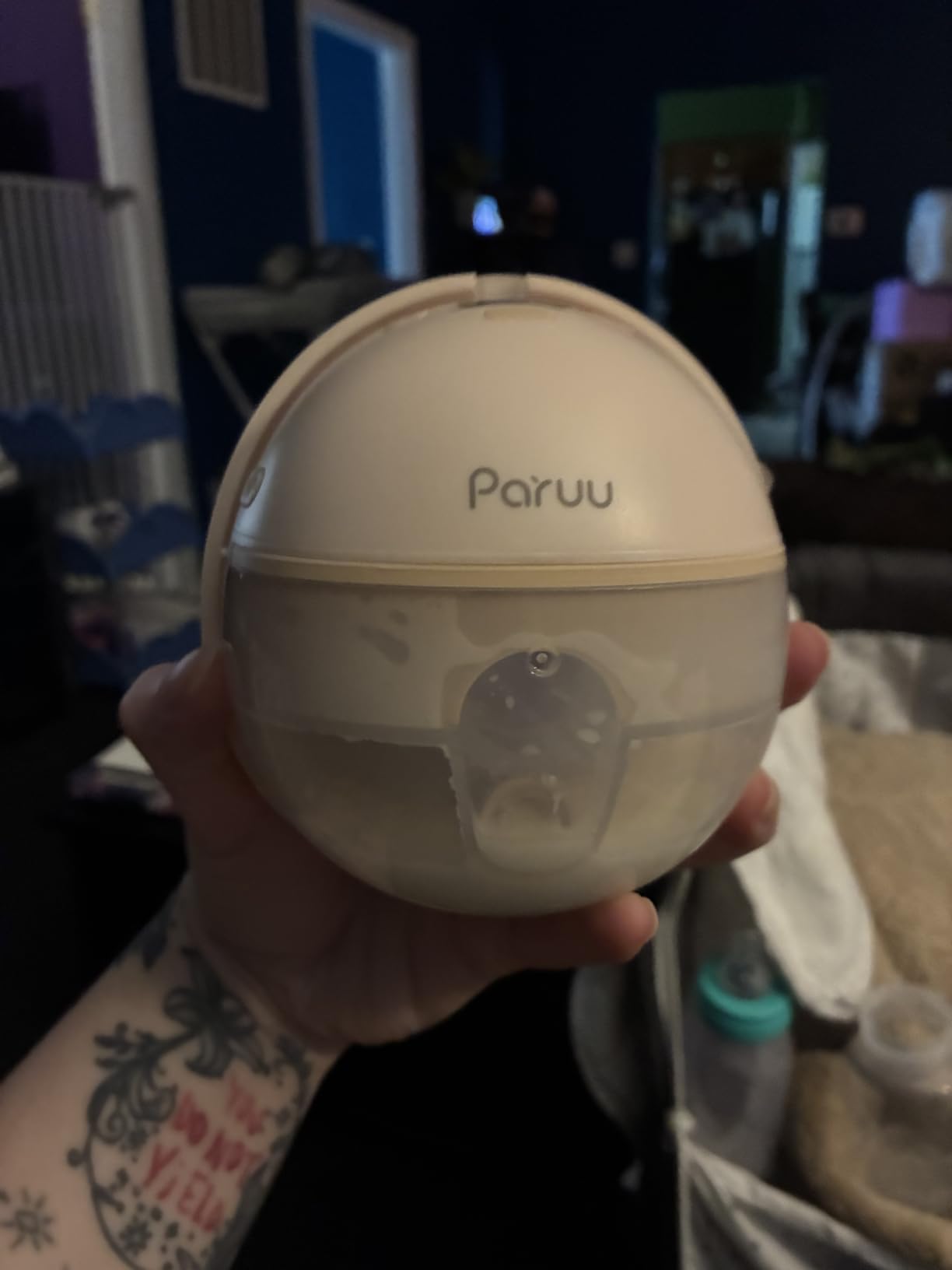Paruu Hands Free Breast Pump P16, Wearable Breast Pump Electric Portable with 4 Modes & 12 Levels, Max 309mmHg Strong Suction 19/21/24mm Flange Inserts Wearable Breastfeeding Pump, 2 Pack customer photo 2