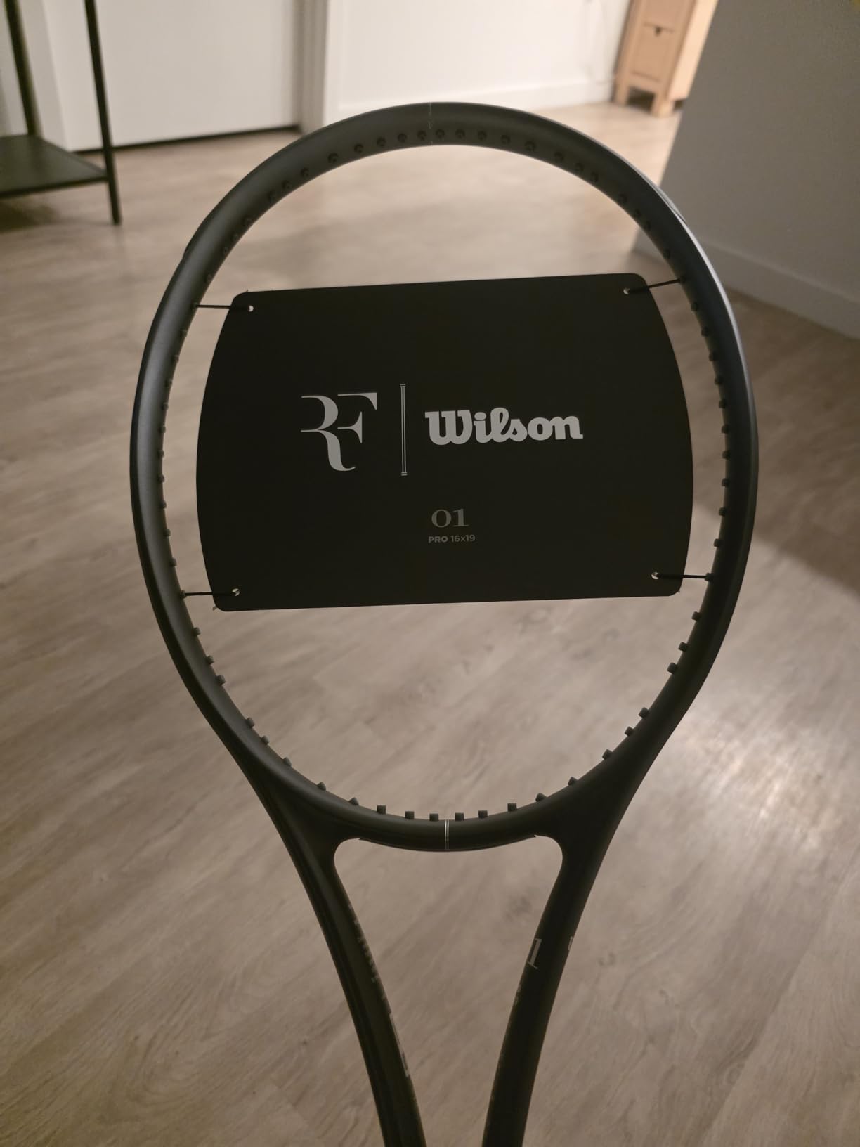 Wilson RF 01 Pro Performance Tennis Rackets - Strung with Sensation 16 Natural at Mid Range Tension customer photo 1