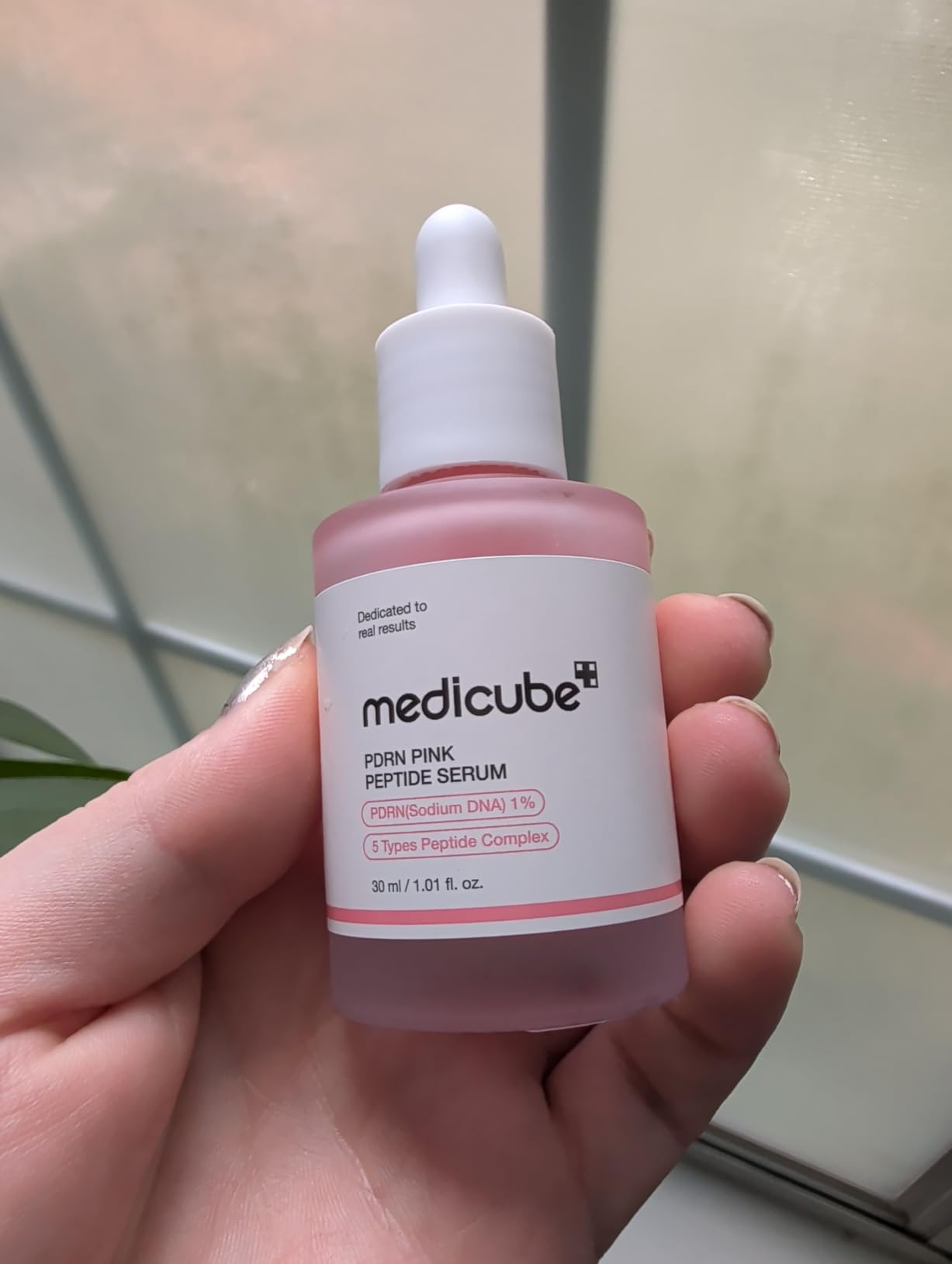 medicube PDRN Pink Peptide Serum with Salmon DNA | Pink Glow Serum with Peptides & Niacinamide for Hydration & Firm-Looking Skin | Korean Skincare, 1.01 fl. Oz customer photo 1