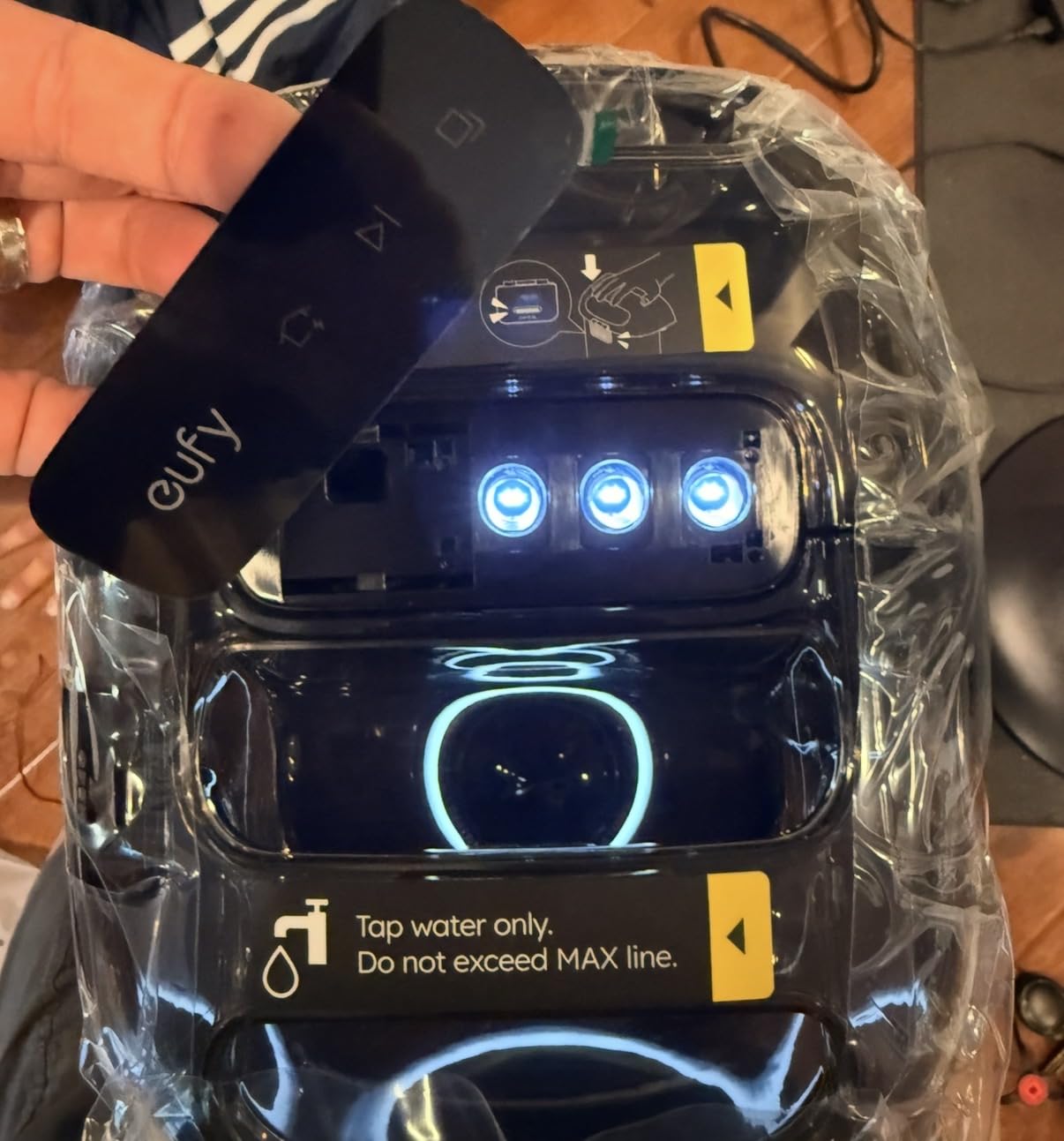 eufy S1 with All-in-One Station, HydroJet System with Roller Mop, Robot Vacuum and Mop Combo, Incredible Suction, Obstacle Avoidance, Multi-Level Mapping, Mop Auto-Retraction, Perfect for Pet Hair customer photo 2