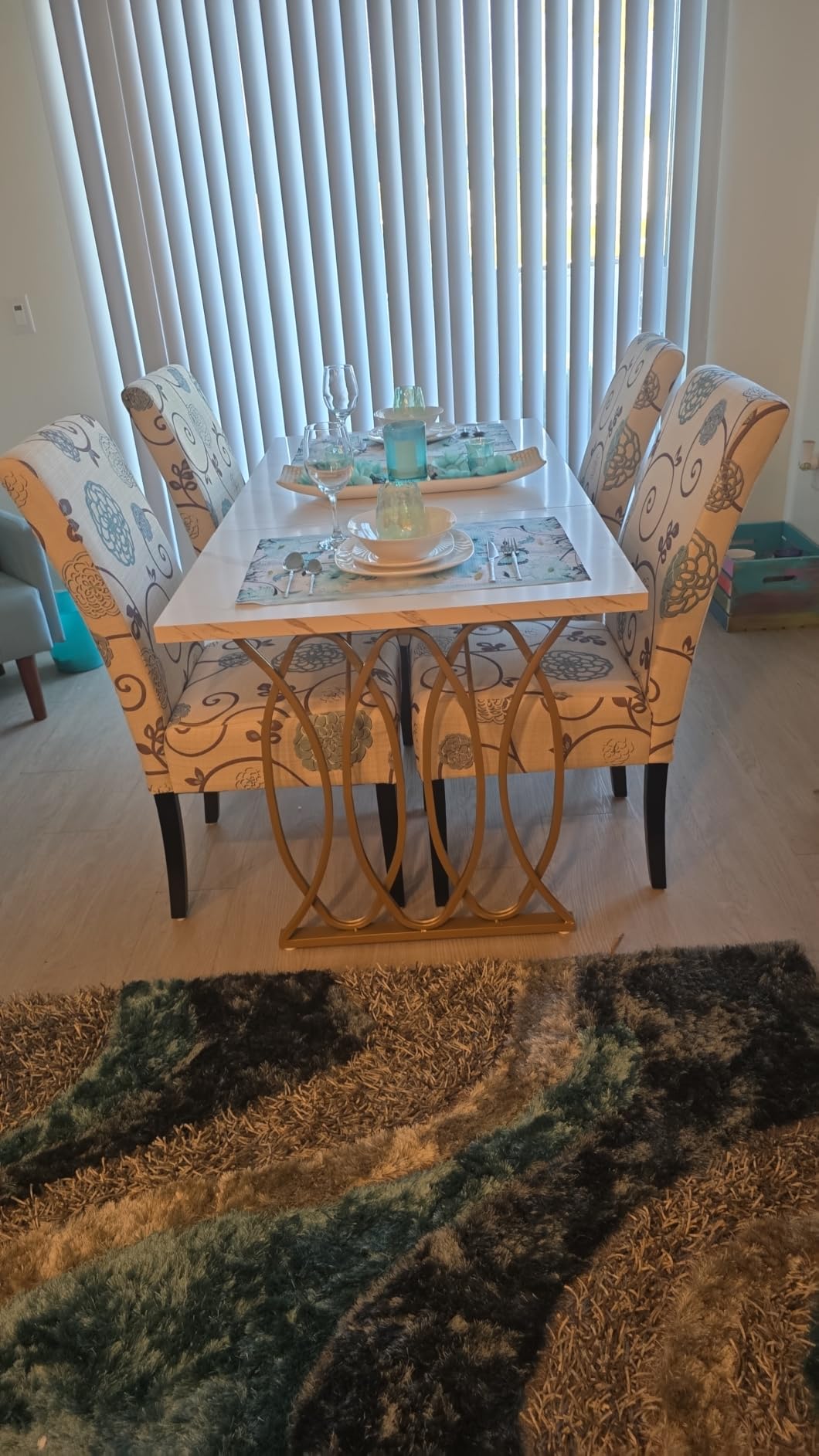 Tribesigns Modern Dining Table, 63