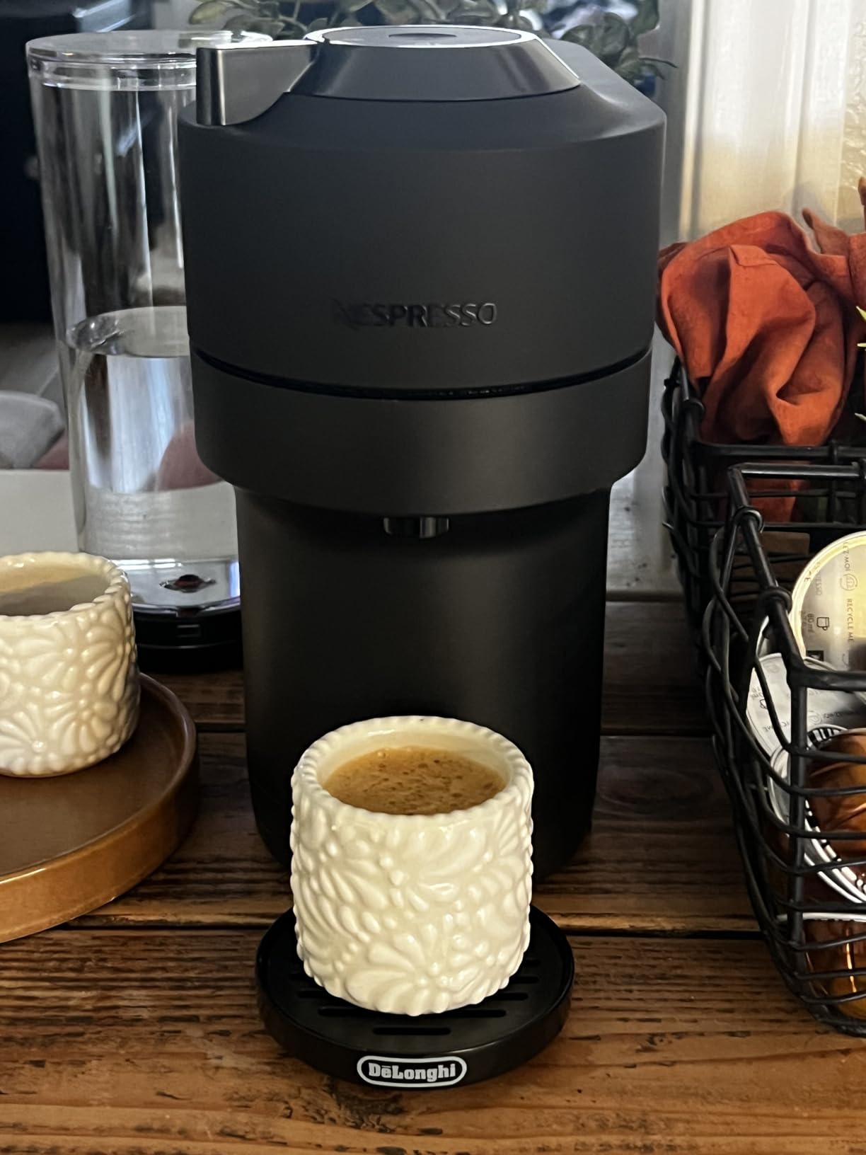 Nespresso Vertuo Pop+ Coffee and Espresso Maker by De'Longhi, Black Matte with Dark Chrome customer photo 2