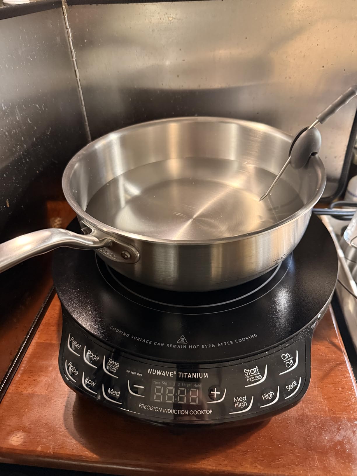 Nuwave Induction Cooktop, Improved Hot Plate with Digital Probe, 106 Temps 100°F-575°F, 3 Watt Settings, Portable Induction Burners for Cooking customer photo 1