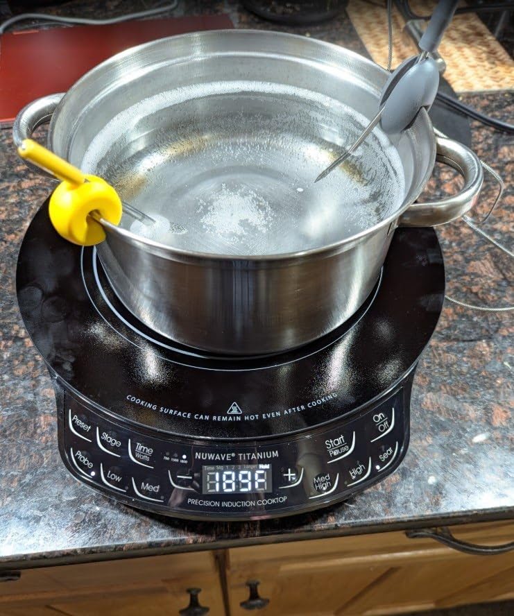 Nuwave Induction Cooktop, Improved Hot Plate with Digital Probe, 106 Temps 100°F-575°F, 3 Watt Settings, Portable Induction Burners for Cooking customer photo 2