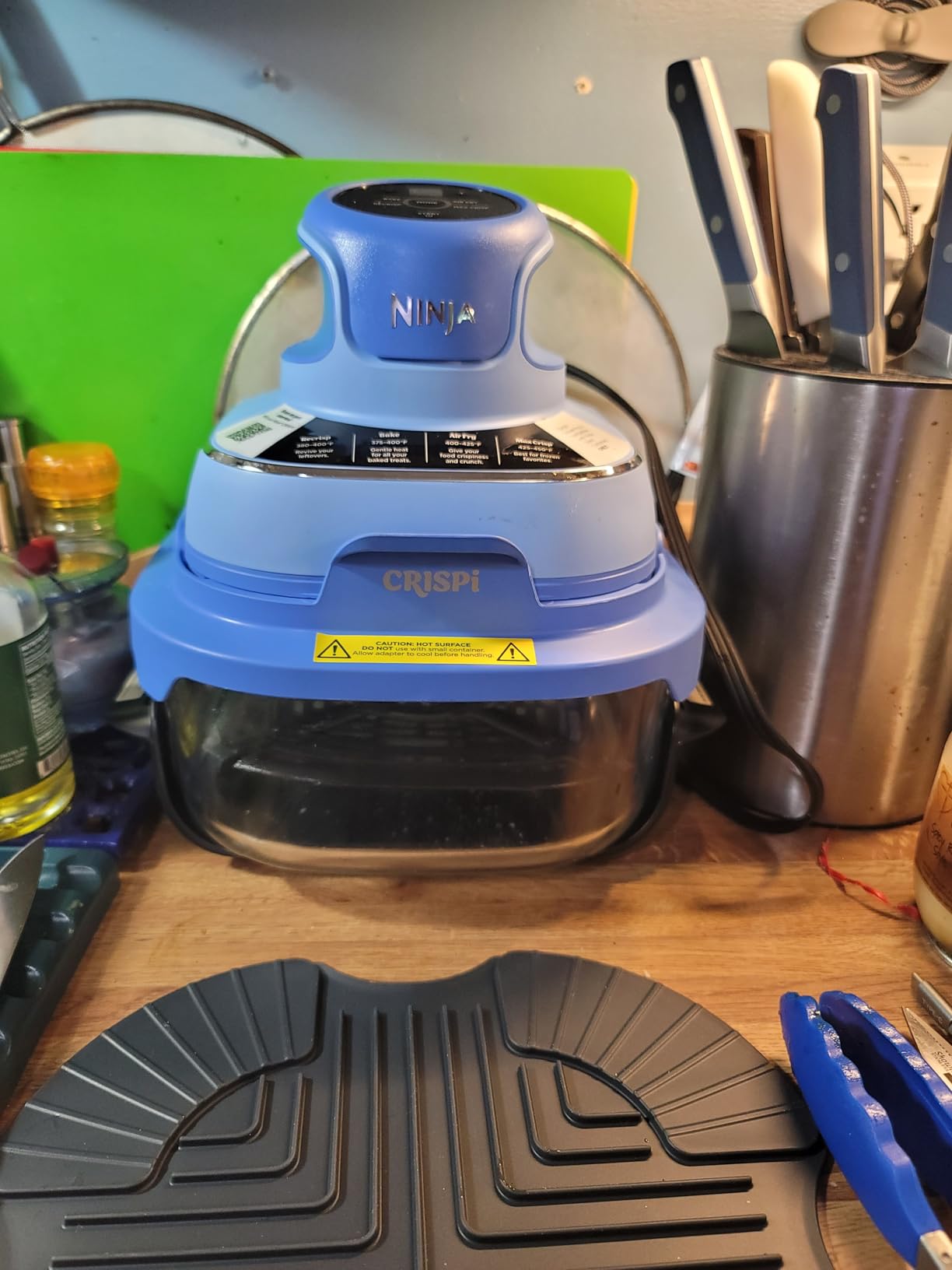 Ninja Crispi 4 in 1 Glass Air Fryer, 450F, Non Toxic, 4QT and 6 Cup Containers with Lids, Dishwasher Safe customer photo 2
