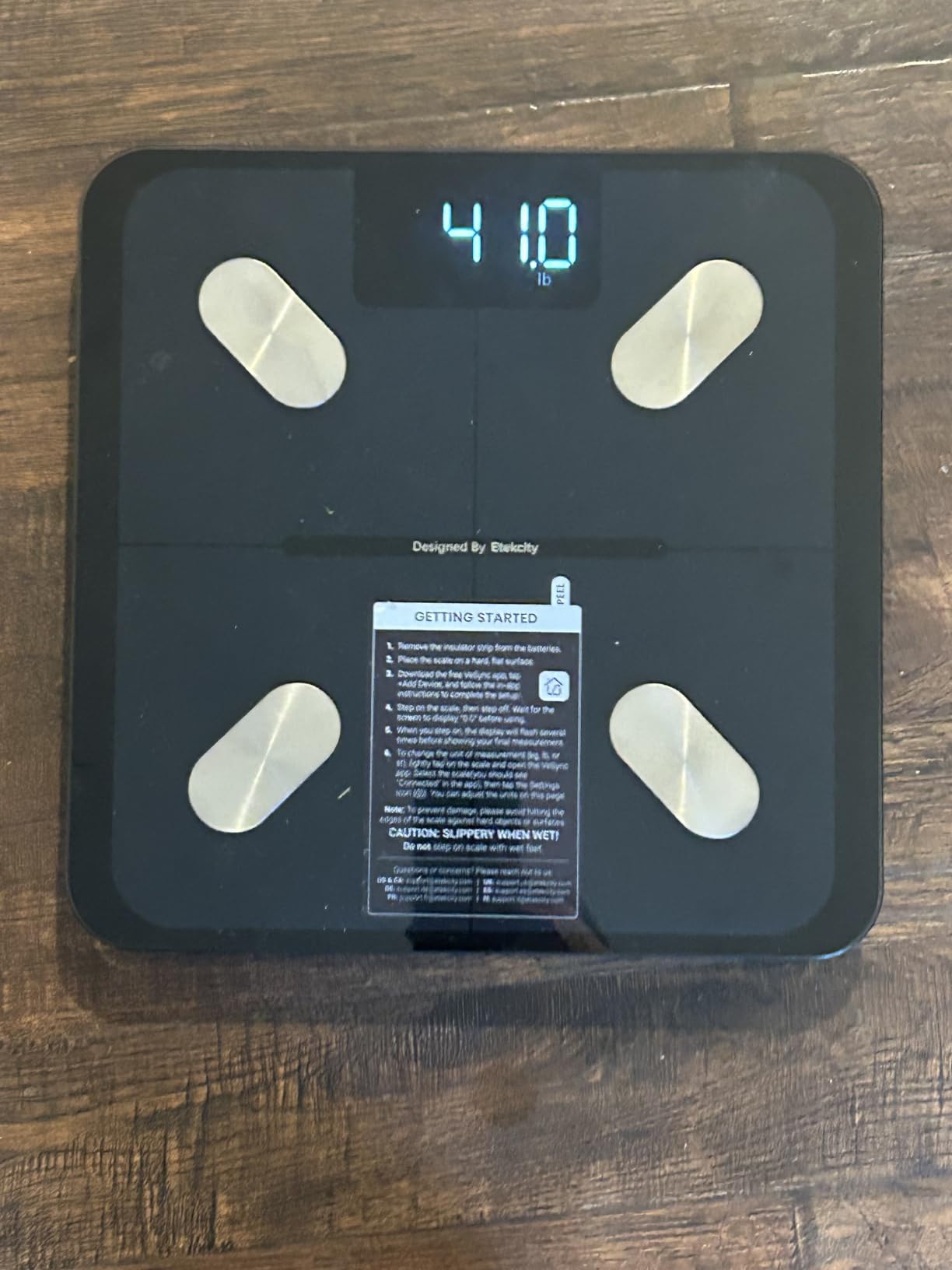 Etekcity Upgraded Smart Scale for Body Weight, FSA&HSA Eligible, Bathroom Digital Scale with BMI, Body Fat, Muscle Mass, 13 Metrics with a Large Display, Support Offline Mode and Apps Connection customer photo 2