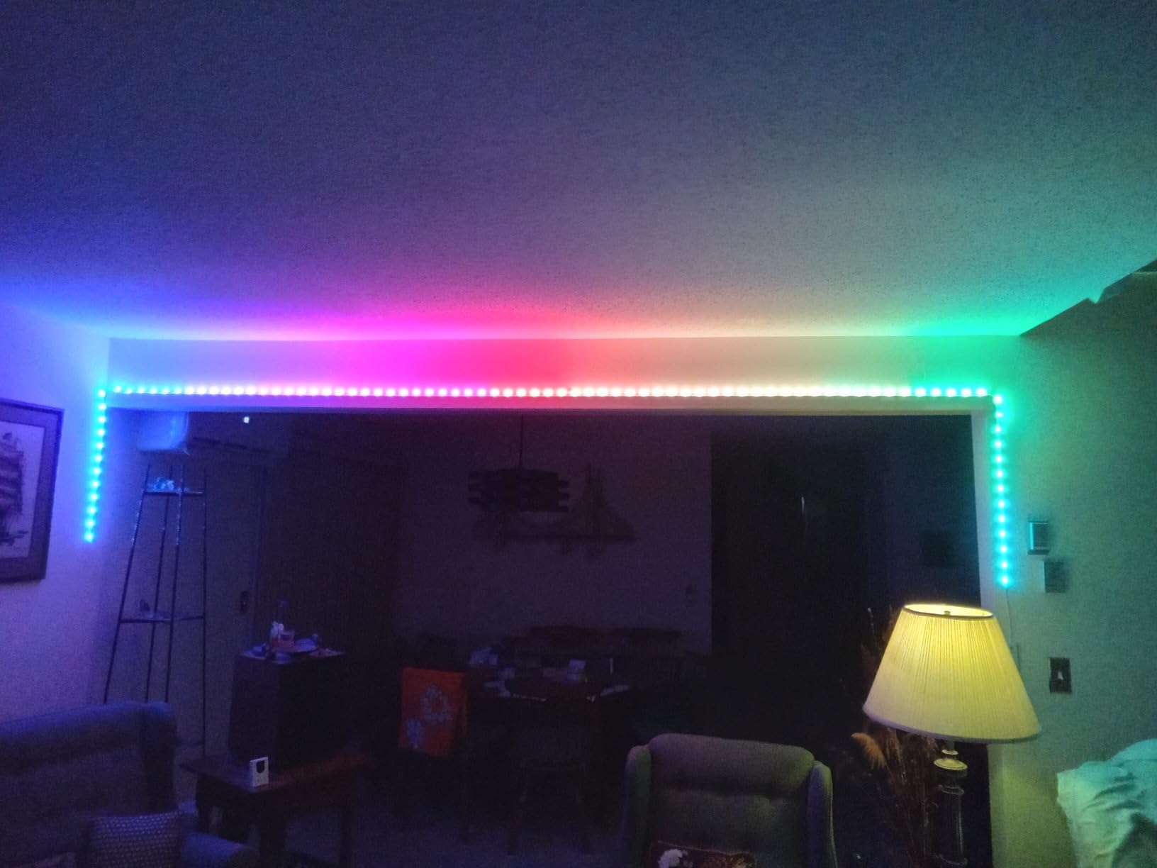 GE Cync Smart LED Light Strip with Dynamic Effects and Music Sync, Color Changing WiFi Lights, Indoor Light Strip, Compatible with Alexa and Google Home, 16ft and Power Supply customer photo 2