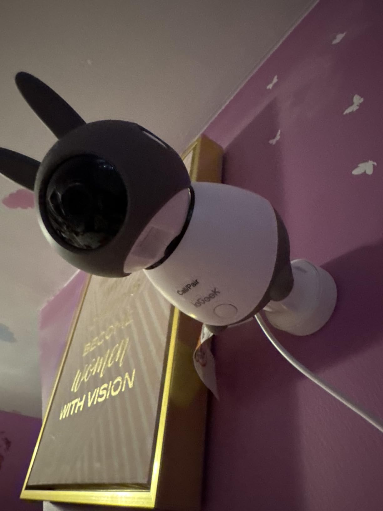 Adjustable Baby Monitor Wall Mount Compatible with Owlet Dream Sight (Gen 3)/ Cam 2/ Cam Duo/Dream Duo 2 Baby Monitor and Cameras with Standard 1/4 Threaded Hole(Camera Not Included) customer photo 1