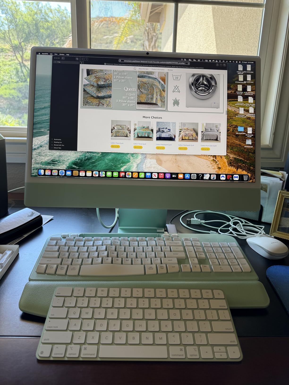2024 iMac All-in-One Desktop Computer with M4 chip with 8-core CPU and 8-core GPU: Built for Apple Intelligence, 24-inch Retina Display, 16GB Unified Memory, 256GB SSD Storage; Pink customer photo 2