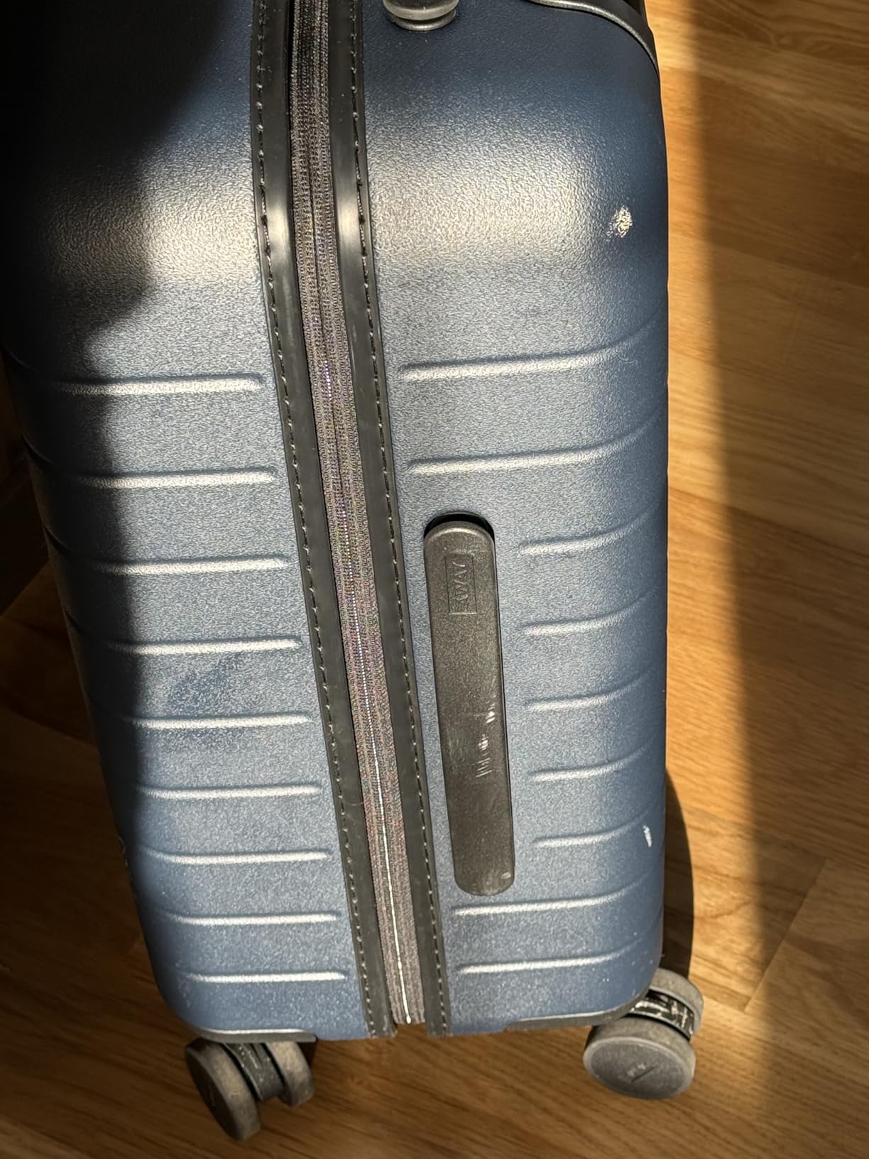 Away Bigger Carry-On Luggage - 23-Inch Lightweight Hardside Suitcase with 360° Spinner Wheels, Interior Compression System, TSA-Approved Lock - Navy Blue customer photo 2