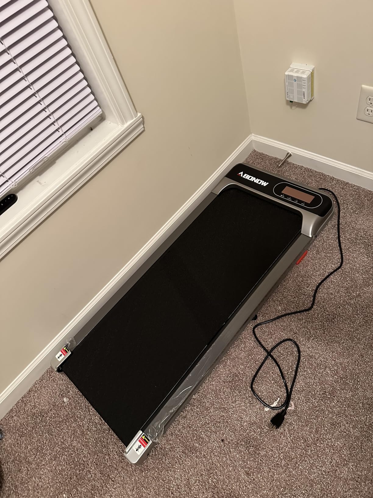 Abonow Walking Pad, Under Desk Treadmill with Incline for Home Office 2.5HP Portable Walking Treadmill with 265 Lbs Weight Capacity Walking Machine, Remote Control, LED Display customer photo 2