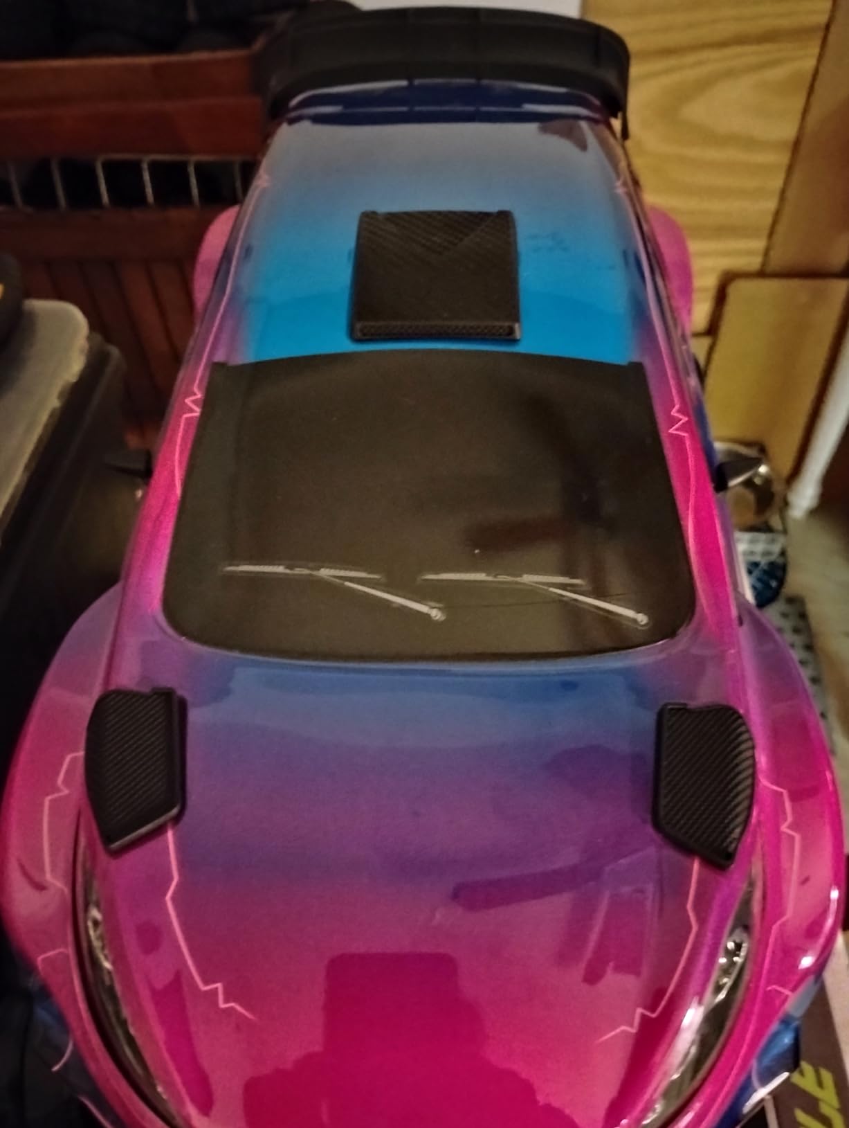 CROBOLL RLAARLO 1/10 Brushless Carbon Fiber RC Drift Cars for Adults with Gyro, Max 50 mph Fast RC Rally Car, 2.4Ghz All Terrain Remote Control Car 4x4 Hobby RTR RC Truck with 3S Battery customer photo 2
