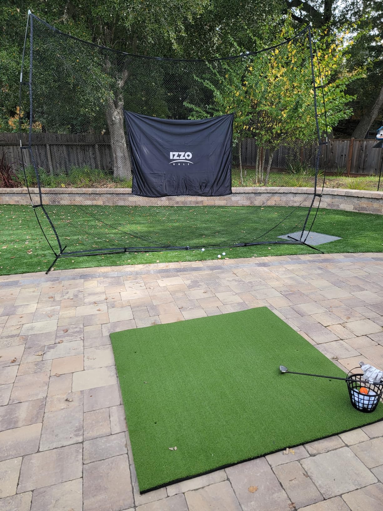 Bearwill Golf Mat 31mm, 5x4ft/5x5ft Elite Golf Hitting Mats for Practice Outdoor Indoor, High-Elasticity Artificial Turf Mat for Garage Simulator Chipping Driving Training customer photo 2