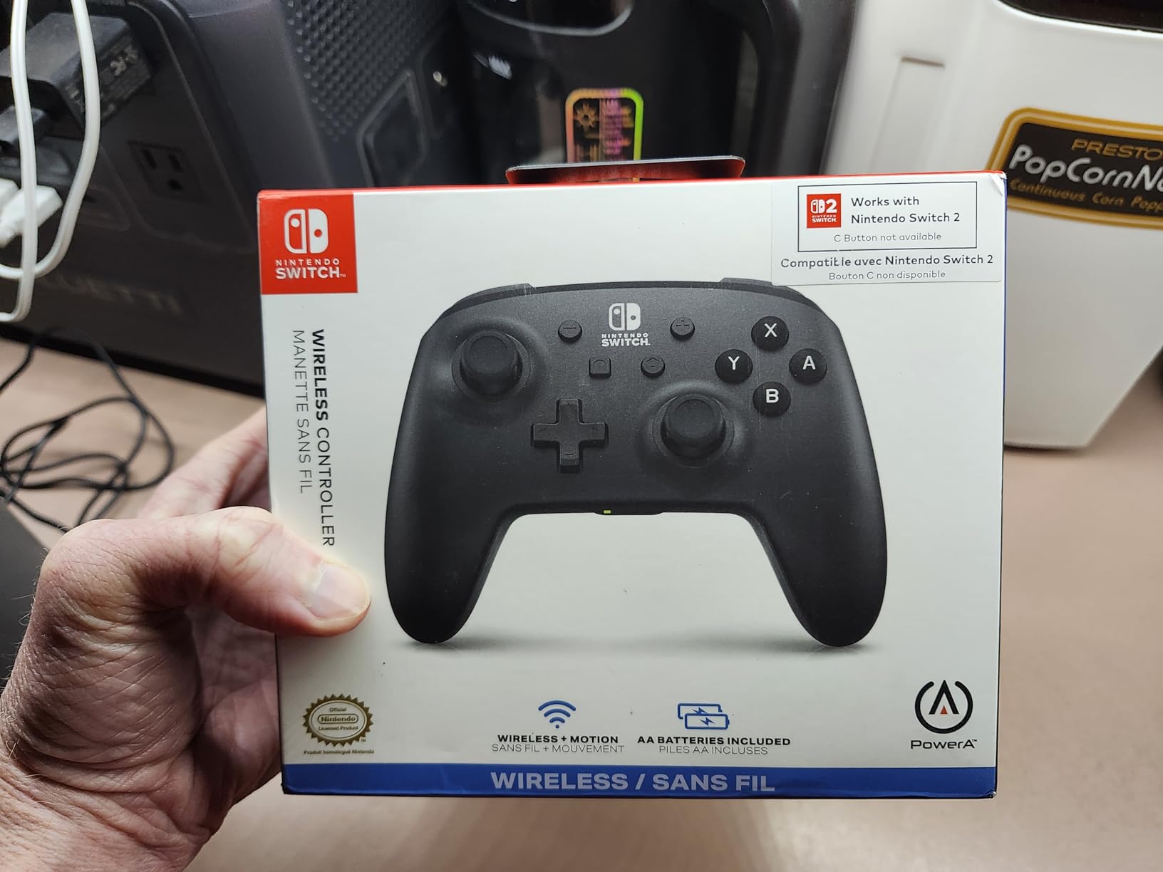 PowerA Wireless Controller - Nintendo Switch/Switch Lite/Switch-OLED Model, Nintendo Switch 2, Jet Black customer photo 2