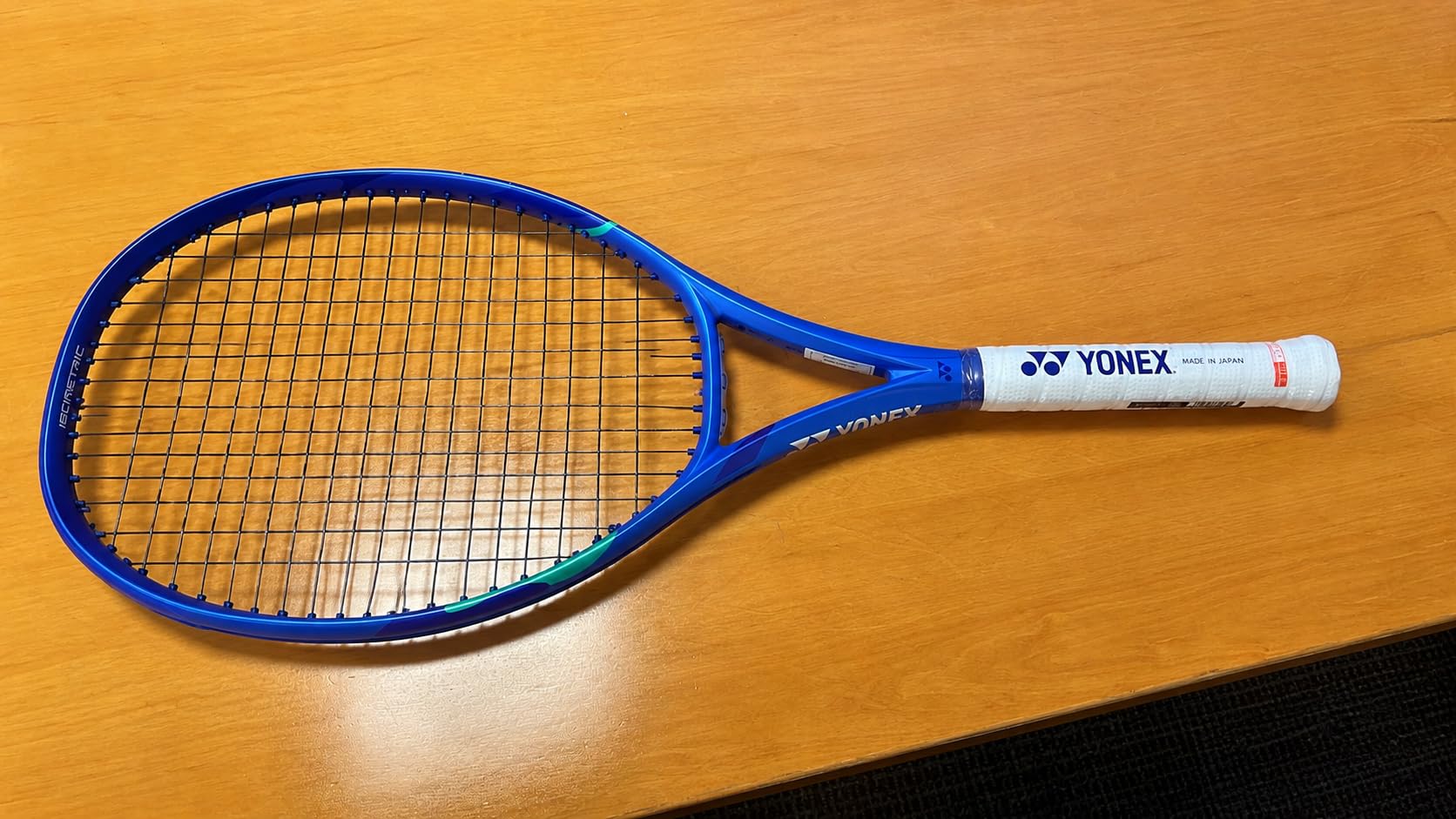 Yonex EZONE 100 Blast Blue Racquet | Powerful 16x19 Strings Arm-Friendly Graphite Racket for Advanced Tennis Players customer photo 1