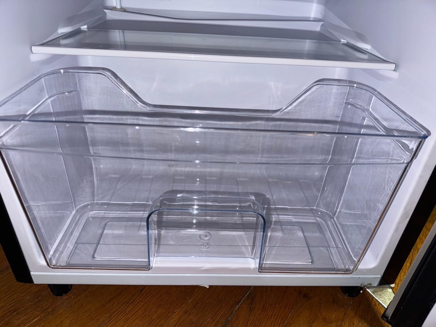 DUMOS 3.2 Cu.Ft Mini Fridge with Freezer, Single Door Refrigerator with Adjustable Thermostat, Compact Small Fridge for Bedroom, Office, Dorm, 17.72