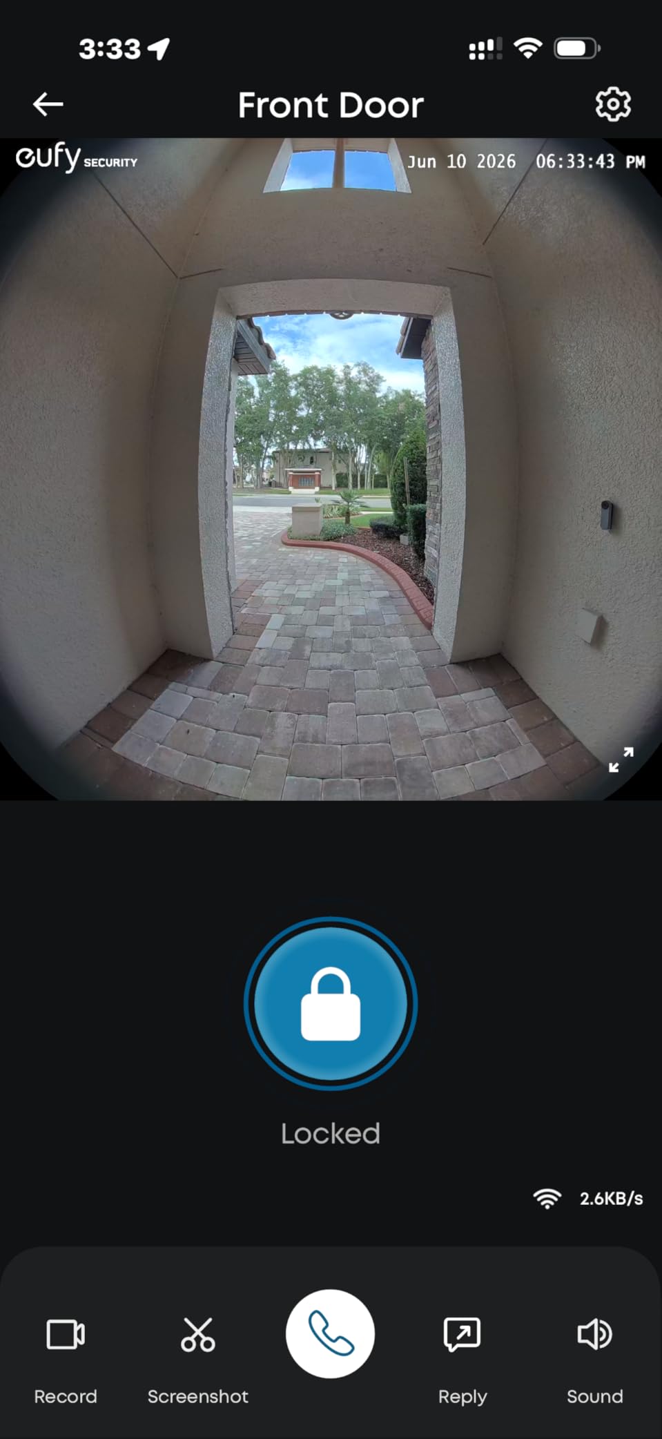 eufy Security Smart Lock FamiLock S3 Max with Palm Vein Recognition | Internal Video Screen, BHMA Grade 1, Keyless Entry Front Door Lock, WiFi Deadbolt+2K HD Doorbell Camera, 16GB Built-in Storage customer photo 1