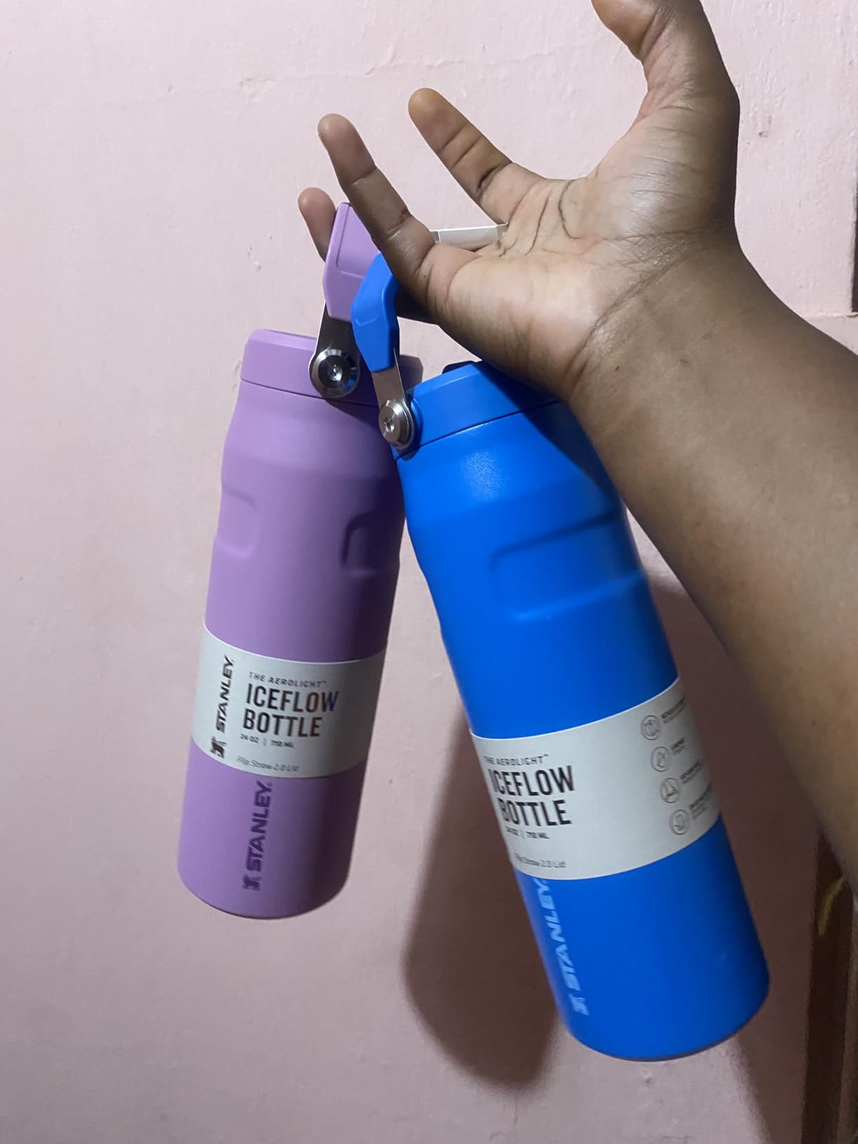 Stanley IceFlow Flip Straw 2.0 Water Bottle 24 oz | Twilight customer photo 1