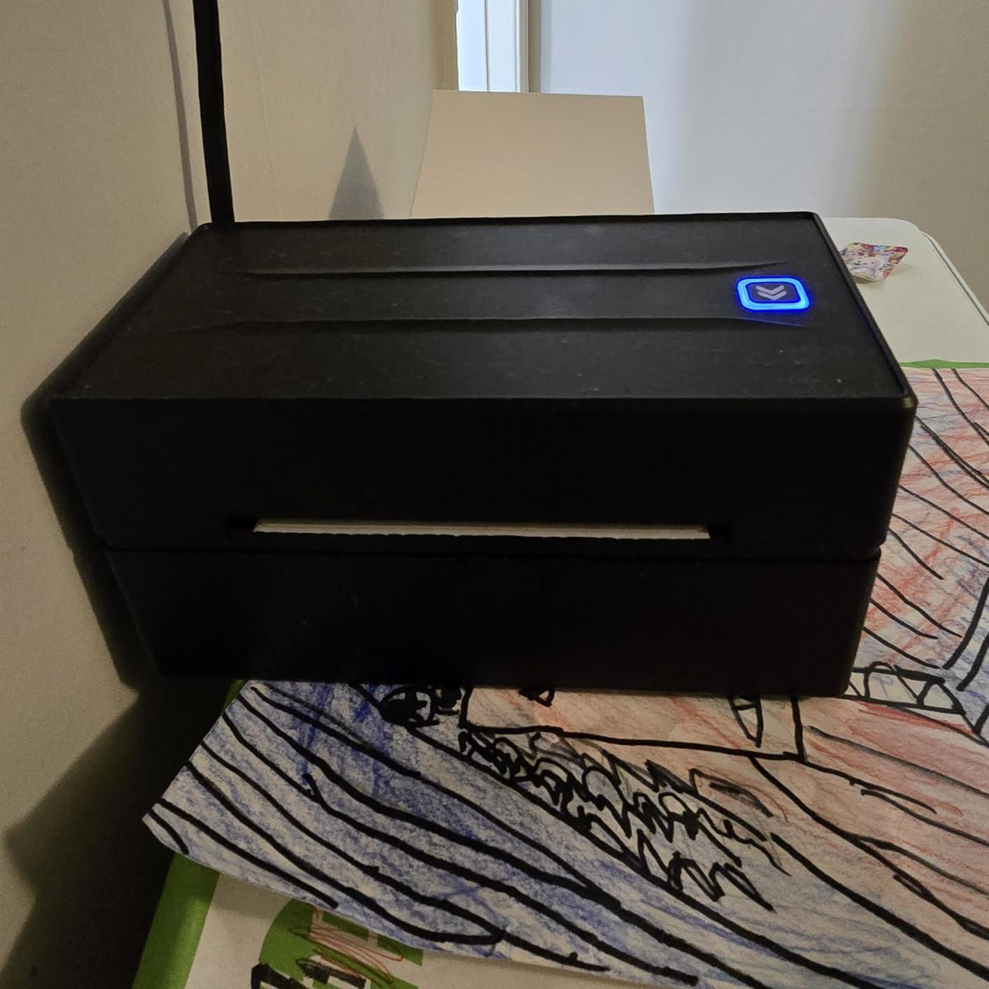 Bluetooth Thermal Shipping Label Printer: 4x6 Wireless Label Maker with Tape for Small Business - Compatible with iPhone, Android, Windows & Mac, Widely Used for USPS UPS Amazon Shopify Etsy customer photo 2