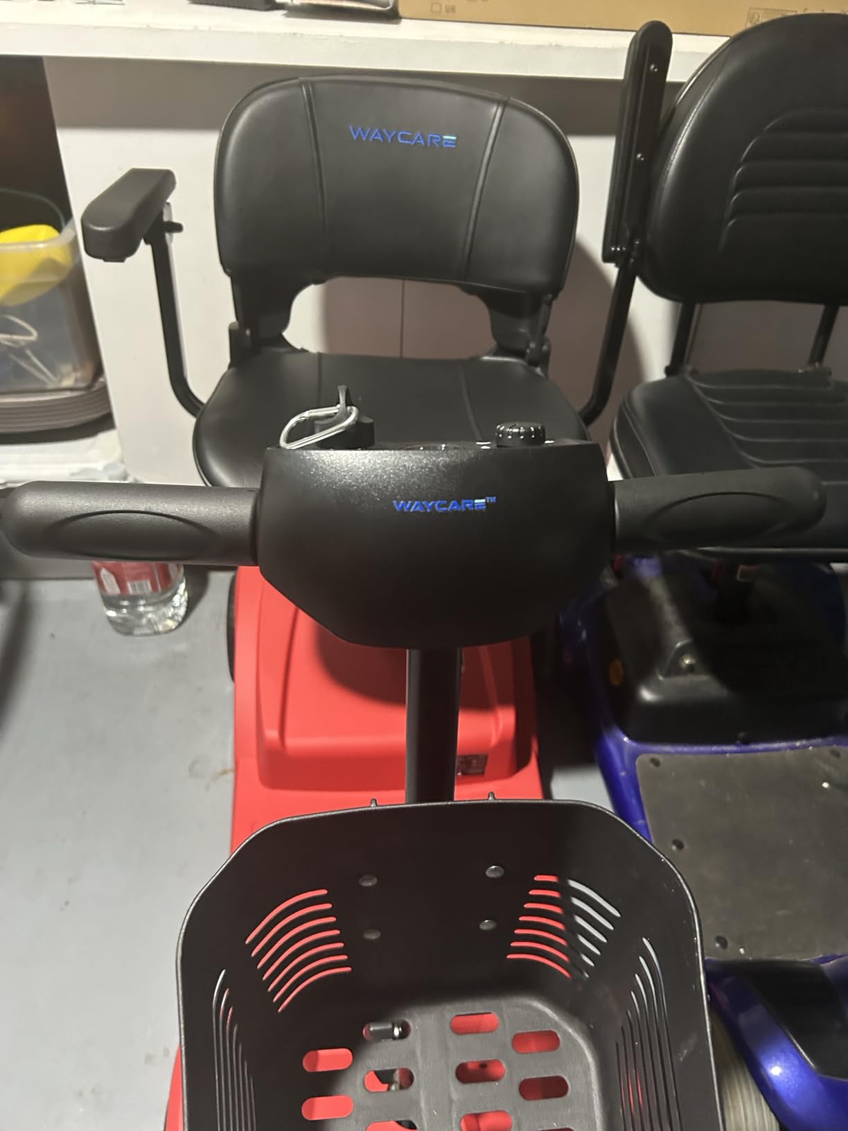 WayCare 15-25 Miles Long Range Mobility Scooter, Weight Capacity 300 LBS+ Powered Mobility Scooters for Seniors, Compact Duty Mobile for Travel with LED Headlight and Detachable Basket (Red) customer photo 2