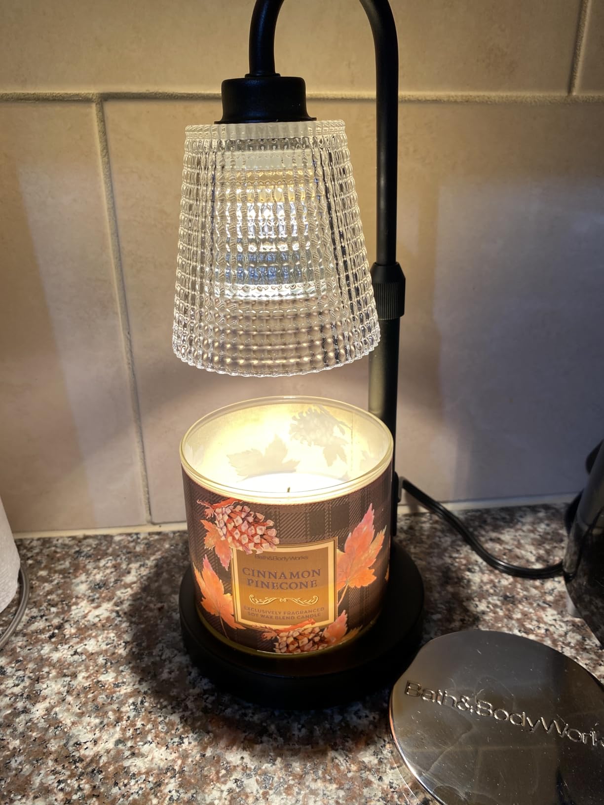 Innqoo Candle Warmer Lamp with Timer, Dimmable Candle Warmer for Jar Candles, Height Adjustable Wax Melts Warmer, Birthday Gifts for Women Mom, House Warming Gifts New Home Decor customer photo 2