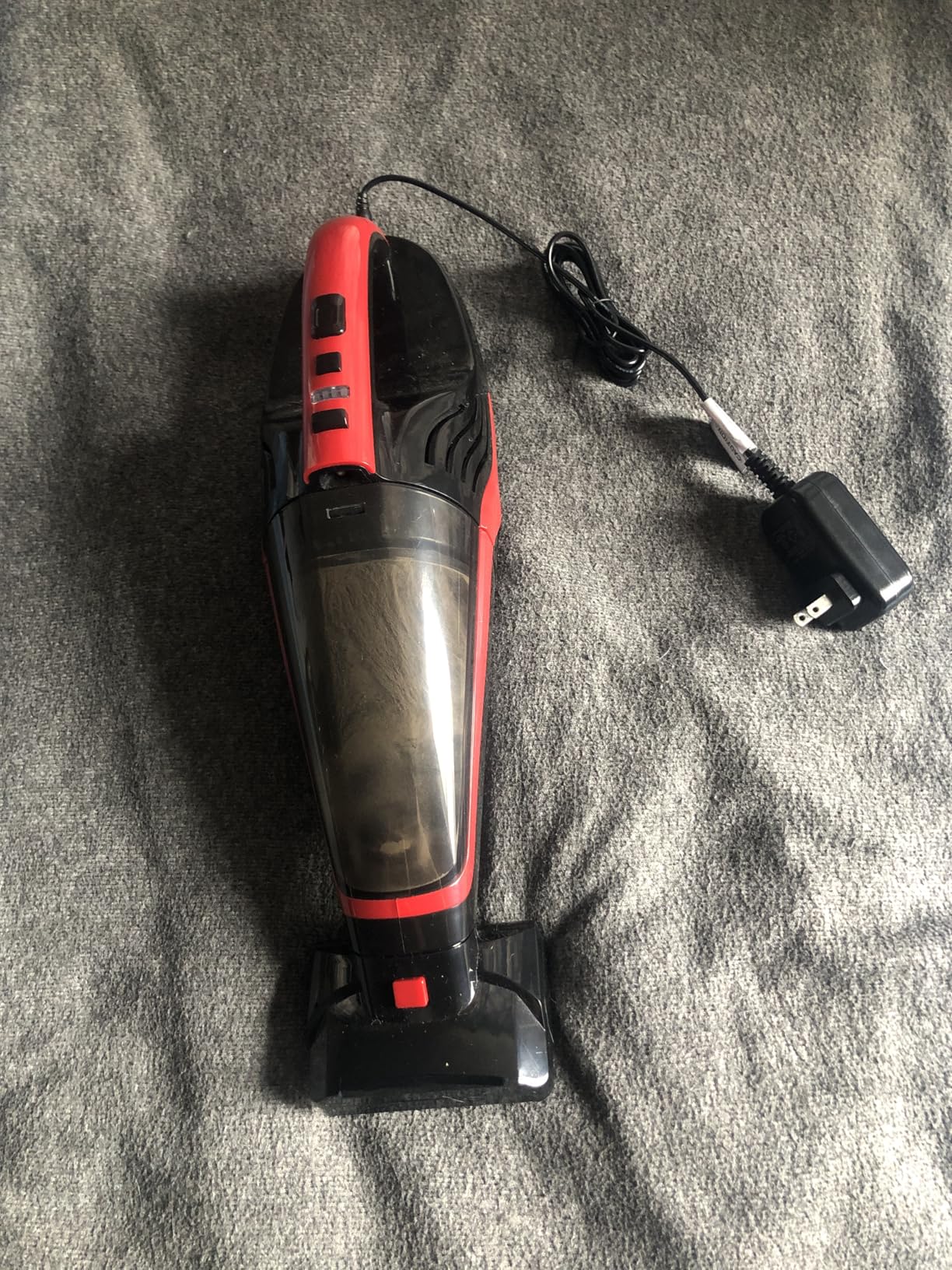 Powolls Pet Hair Handheld Vacuum Cordless, Car Vacuum Rechargeable with Reusable Filters, Motorized Brush and Multi-Accessories for Carpet, Couch & Stairs, Red customer photo 1