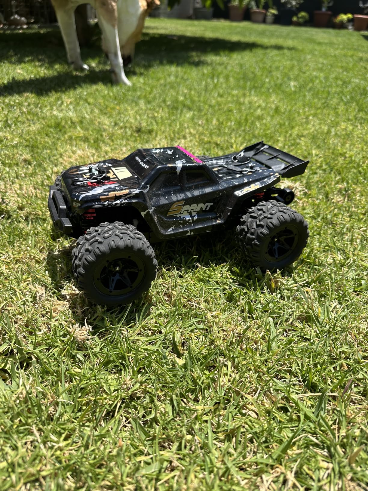 DEERC 9309E All Terrain Fast RC Cars for Adults 40KPH, 4WD Electric Off-Road Remote Control Monster Truck with 2 Batteries customer photo 1