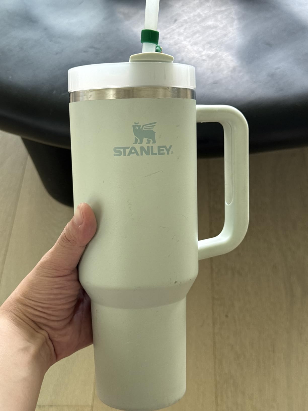 STANLEY Quencher H2.0 FlowState Stainless Steel Tumbler 40 oz | Lichen customer photo 2