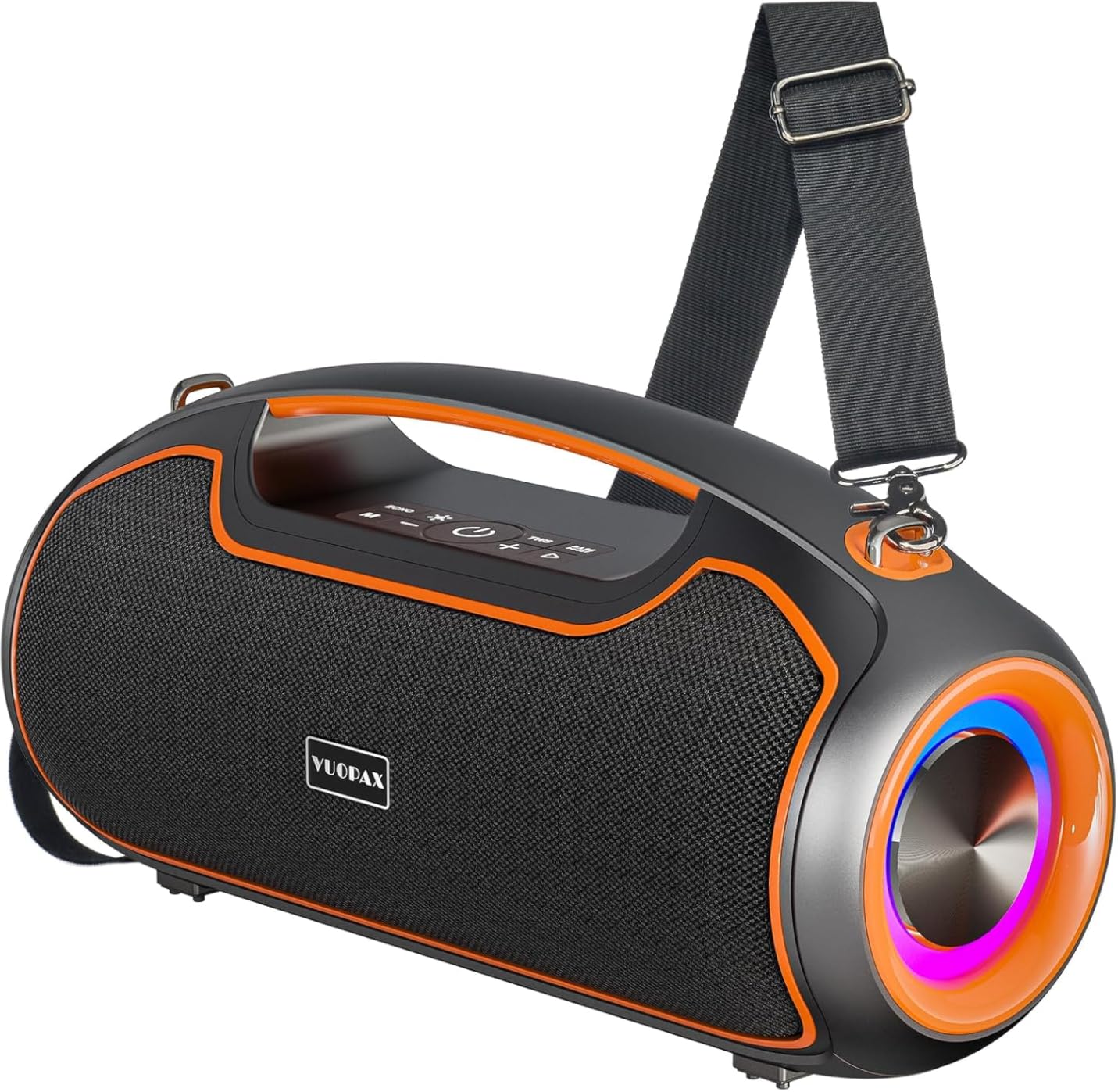 Portable Bluetooth Speakers Wireless, 200W MAX Loud Outdoor Speaker with Deep Bass, IP65 Waterproof, BT5.4, USB-C, RGB Lights, for Party, Camping, Beach, Large Workshop, Garage, 24H Playtime customer photo 1