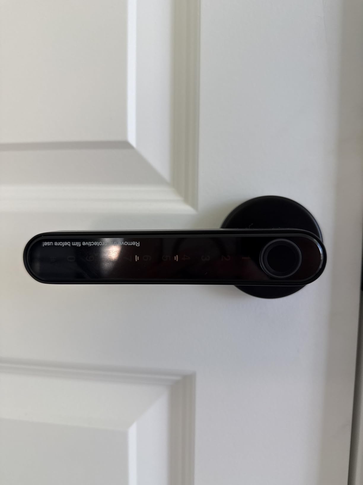 Fingerprint Door Lock Biometric Door Knob with Keypad Keyless Entry, Door Locks for Bedrooms, Home Hotel Office Apartment Black customer photo 1