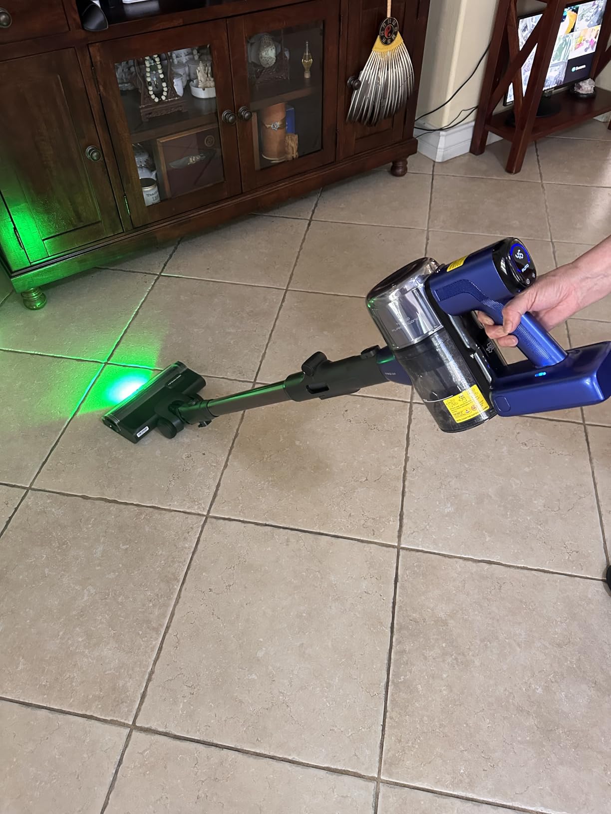 Pure ONE S50 Pro Cordless Vacuum, 150AW Suction, 95Min Runtime, Anti-Tangle Brush, 120 Green Light, Easily Tackles Large Debris, Stick Vacuum Cleaner for Pet Hair, Carpet and Hard Floor customer photo 2