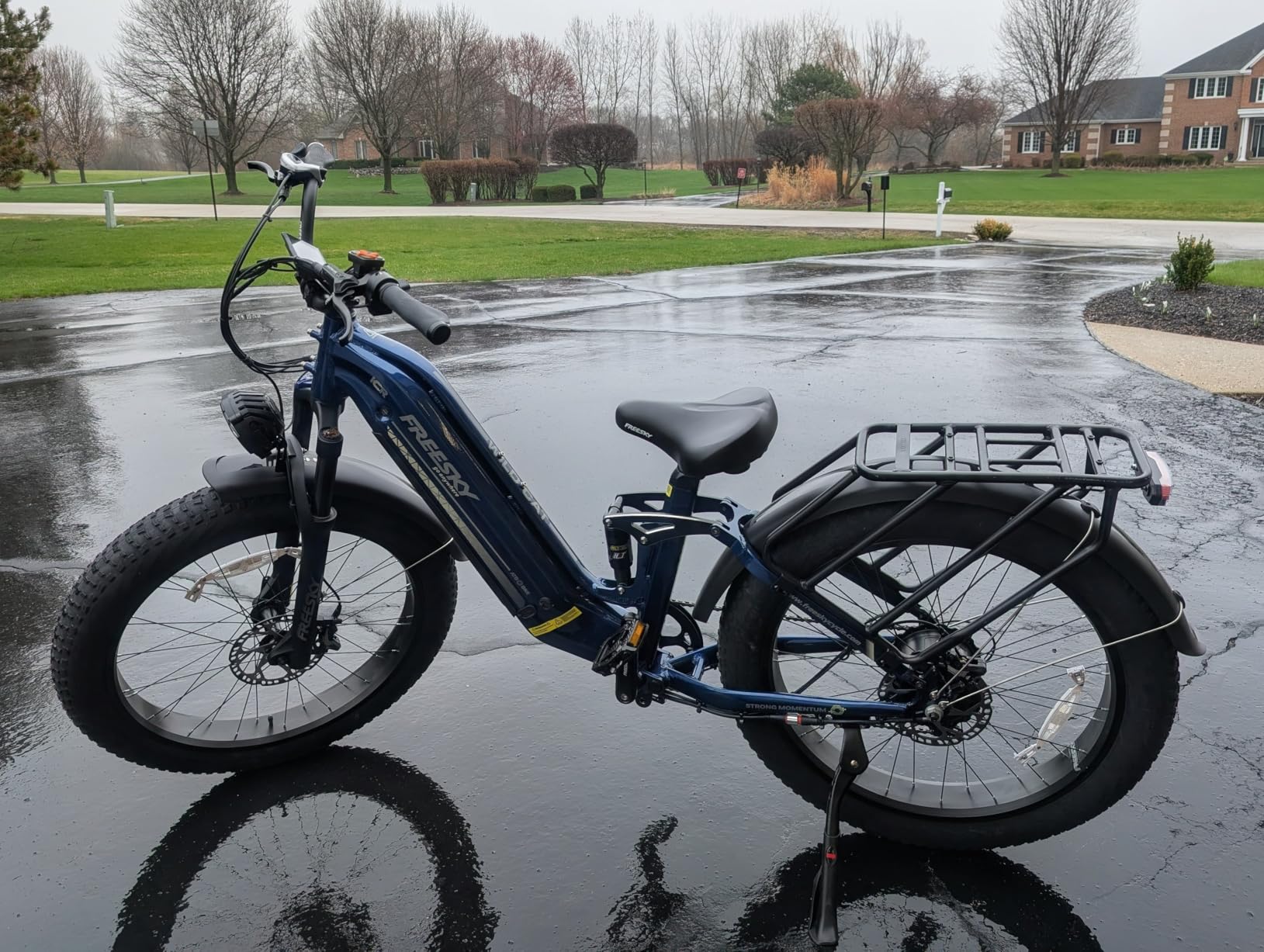FREESKY Wildcat Ultra 3000W Electric Bike for Adults 105 Mile Long Range Step-Thru Ebike Motor 37MPH Dirt E Bike 25Ah Samsung Battery 26