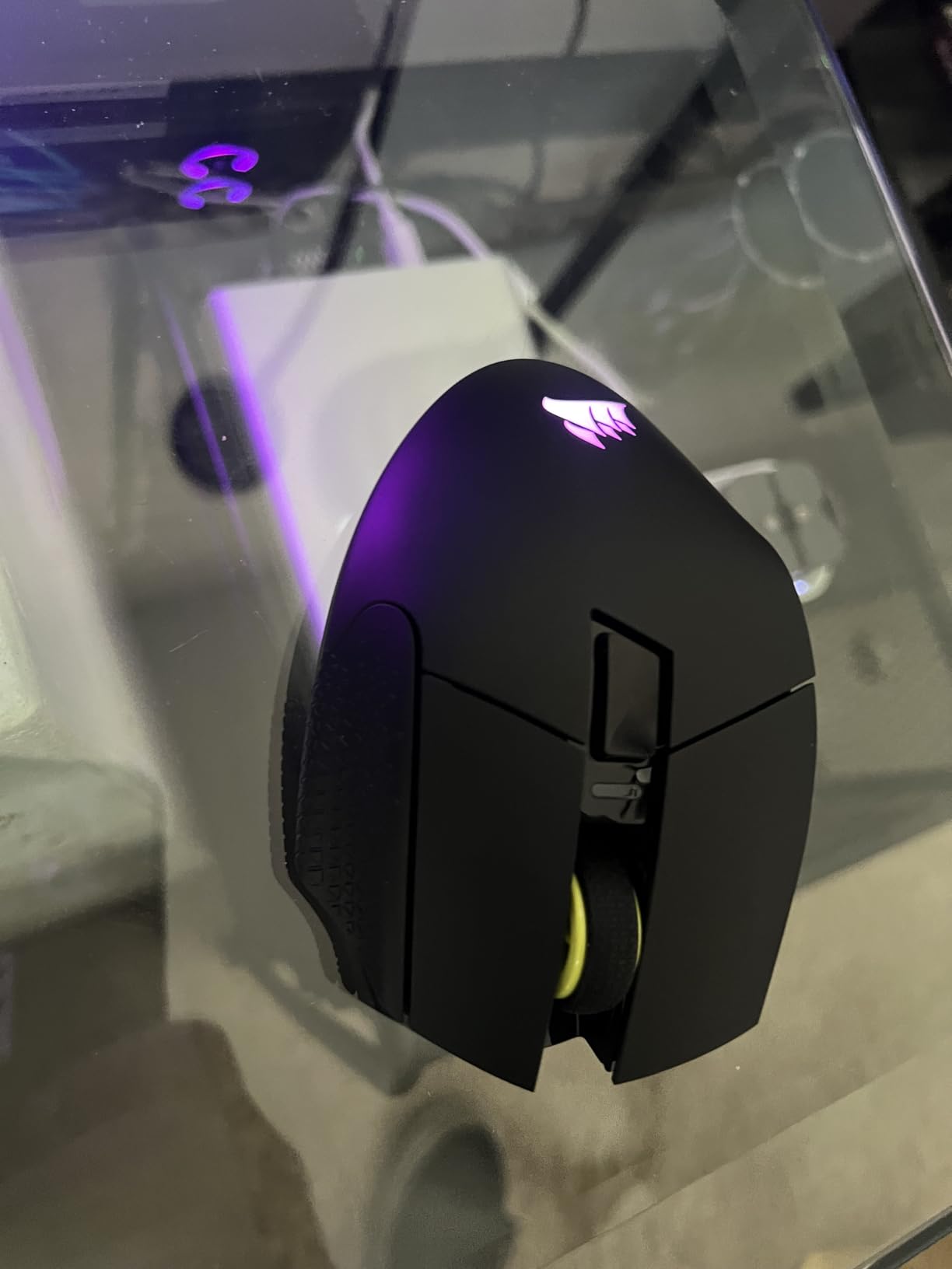 Scimitar Elite Wireless SE MMO PC Gaming Mouse - 33,000 DPI, 16 Programmable Buttons, Key Slider, Elgato Virtual Stream Deck, 1,000Hz Polling, Up to 150-Hour Battery - Gunmetal customer photo 1