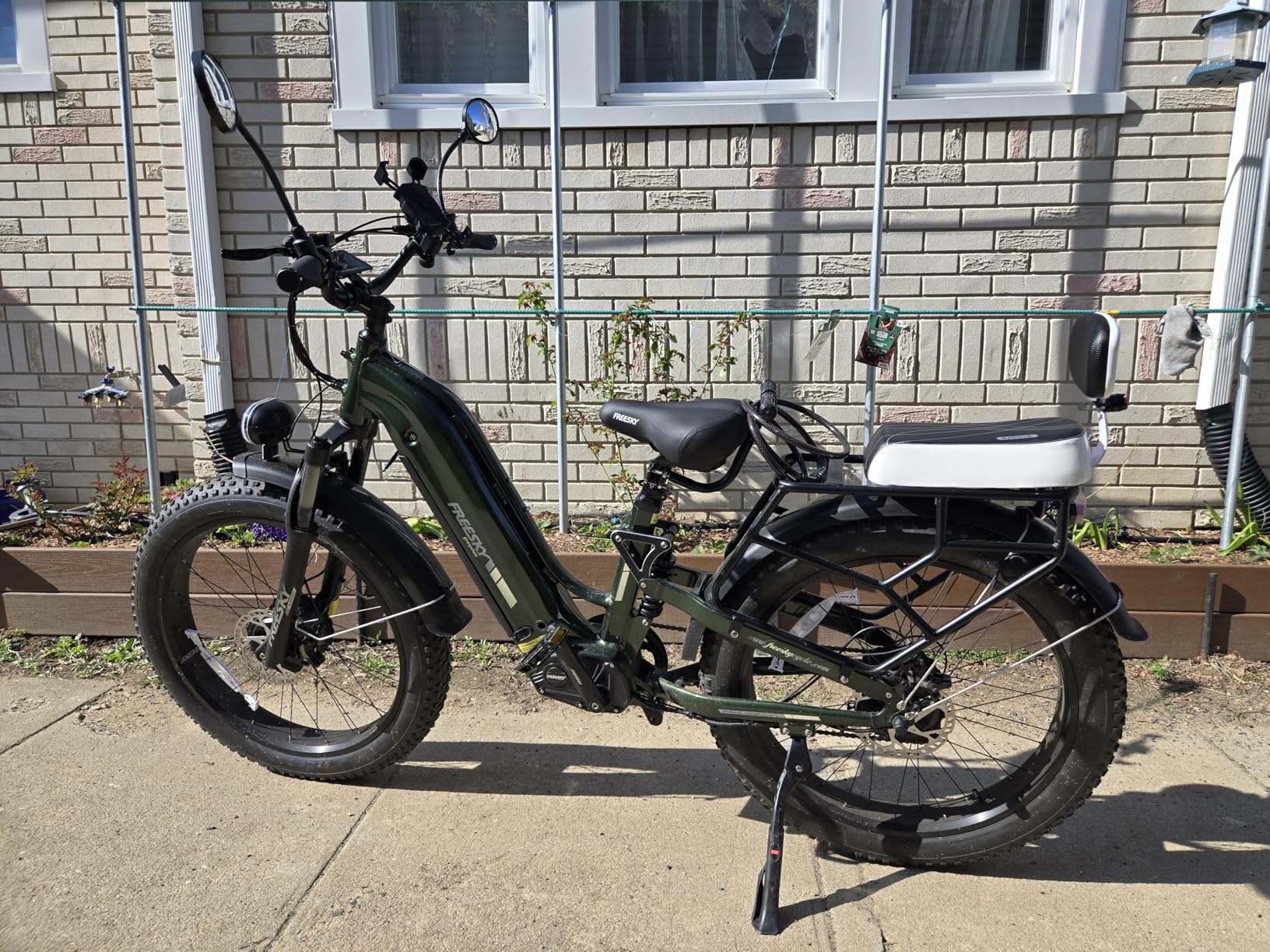 FREESKY Ranger AIR Dual Motor Electric Bike for Adults, 3500W 200NM Fast Ebike, 105 Miles Long Range E Bike, Full Suspension Electric Mountain Bike, 26