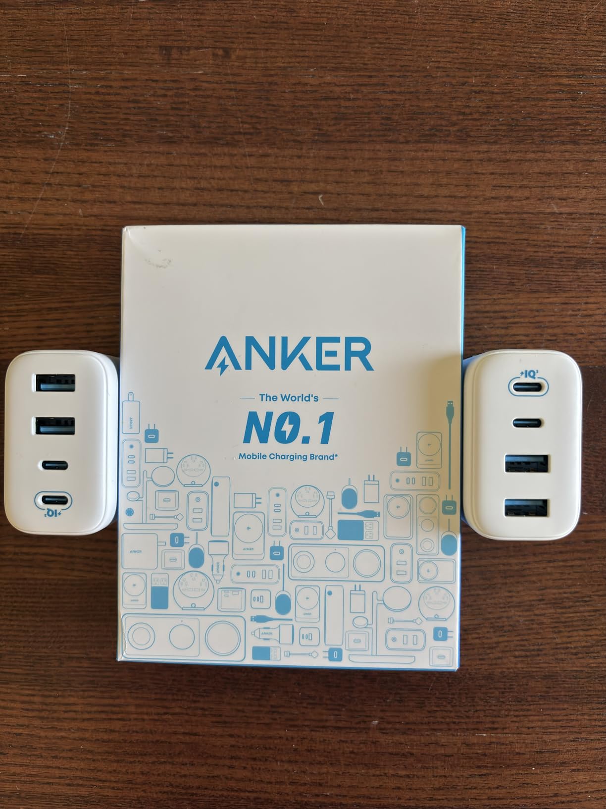 Anker Zolo USB C Charger Block,2-Pack Type C Charger Fast Charging with 50W Max Output,2 USB-C and 2 USB-A,Compact and Stable Design,for iPhone 17/16 Series,MacBook,iPad,Pixel,Galaxy,and More (Black) customer photo 1