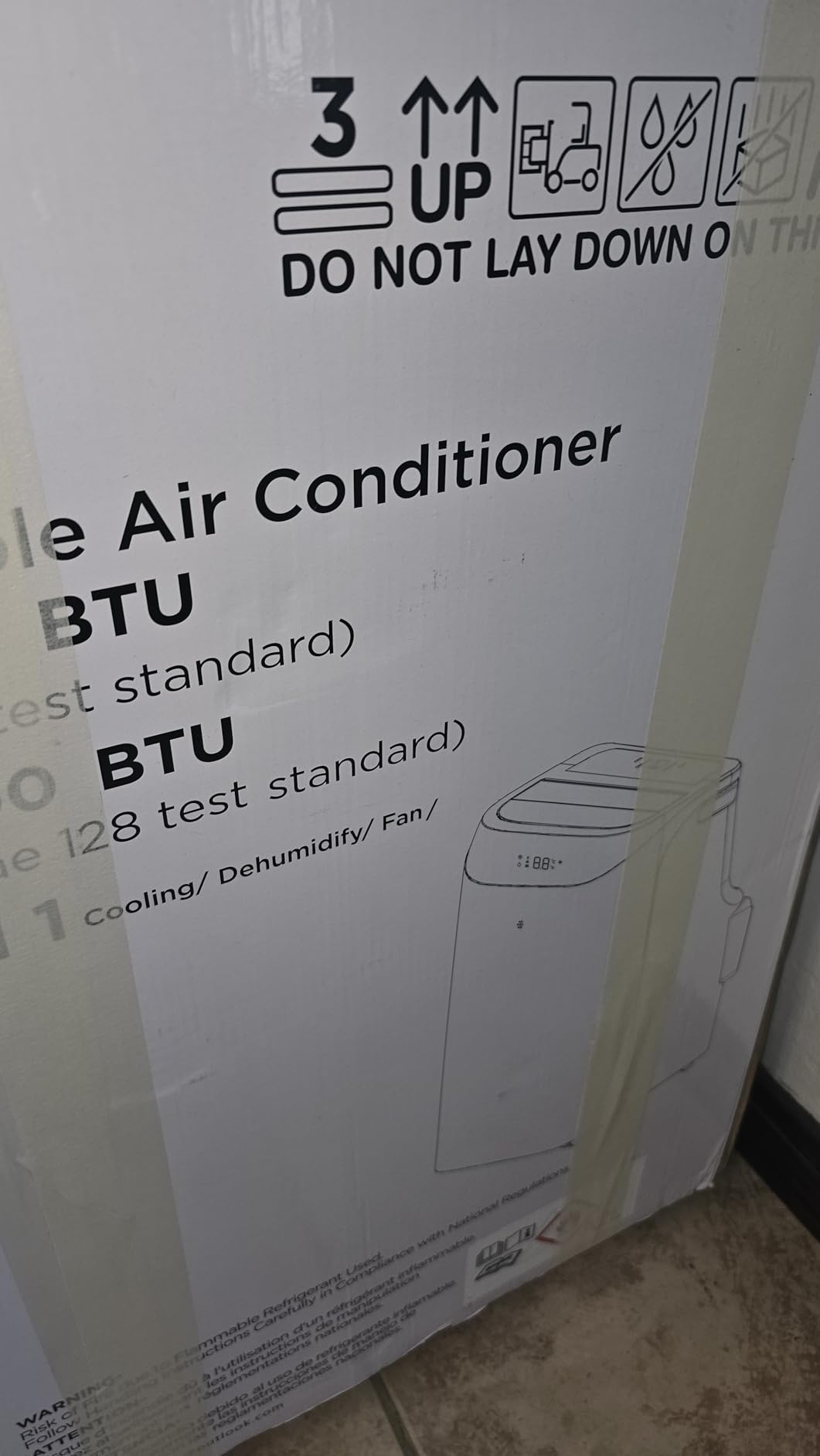 14,000 BTU Portable Air Conditioner Cools Up to 700 Sq.Ft, 3-IN-1 Energy Efficient Portable AC Unit with Remote Control & Installation Kits for Large Room, Campervan, Office, Temporary Space customer photo 1