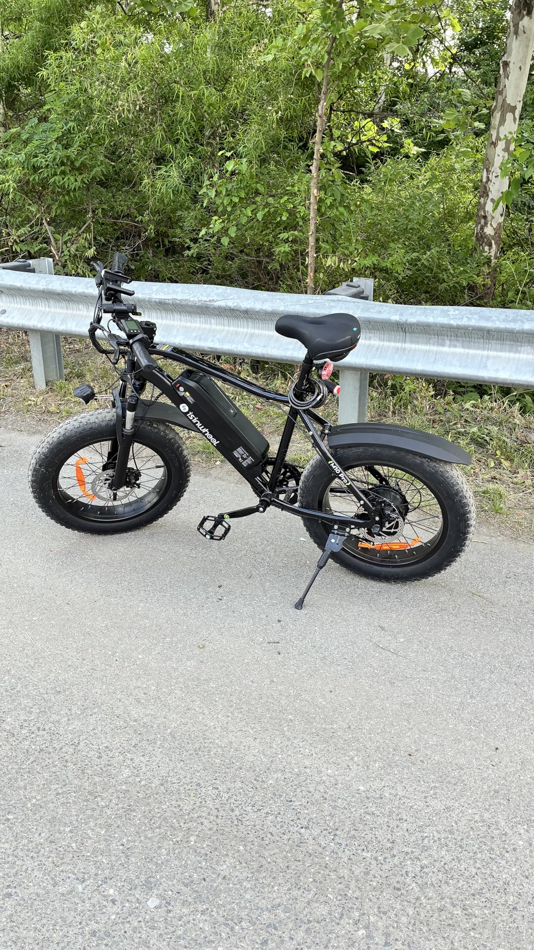 isinwheel M10 Plus & Pro Electric Bike for Adults 1000W Peak Motor, Dual Crown Fork Mountain Ebike 13/10.4 Ah Battery 75 Miles Range, 7 Speed, 20 x 4.0 Fat Tire Adults Electric Bicycles customer photo 2