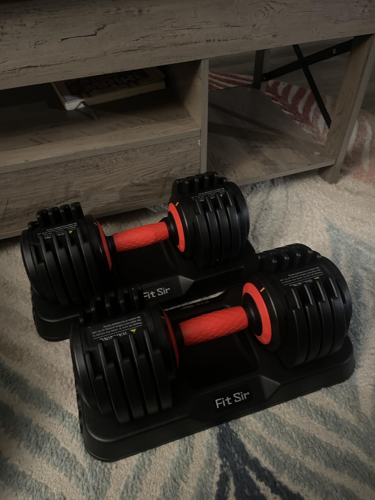 Adjustable Dumbbell Set, 10-in-1 25LB/55LB/90LB customer photo 1