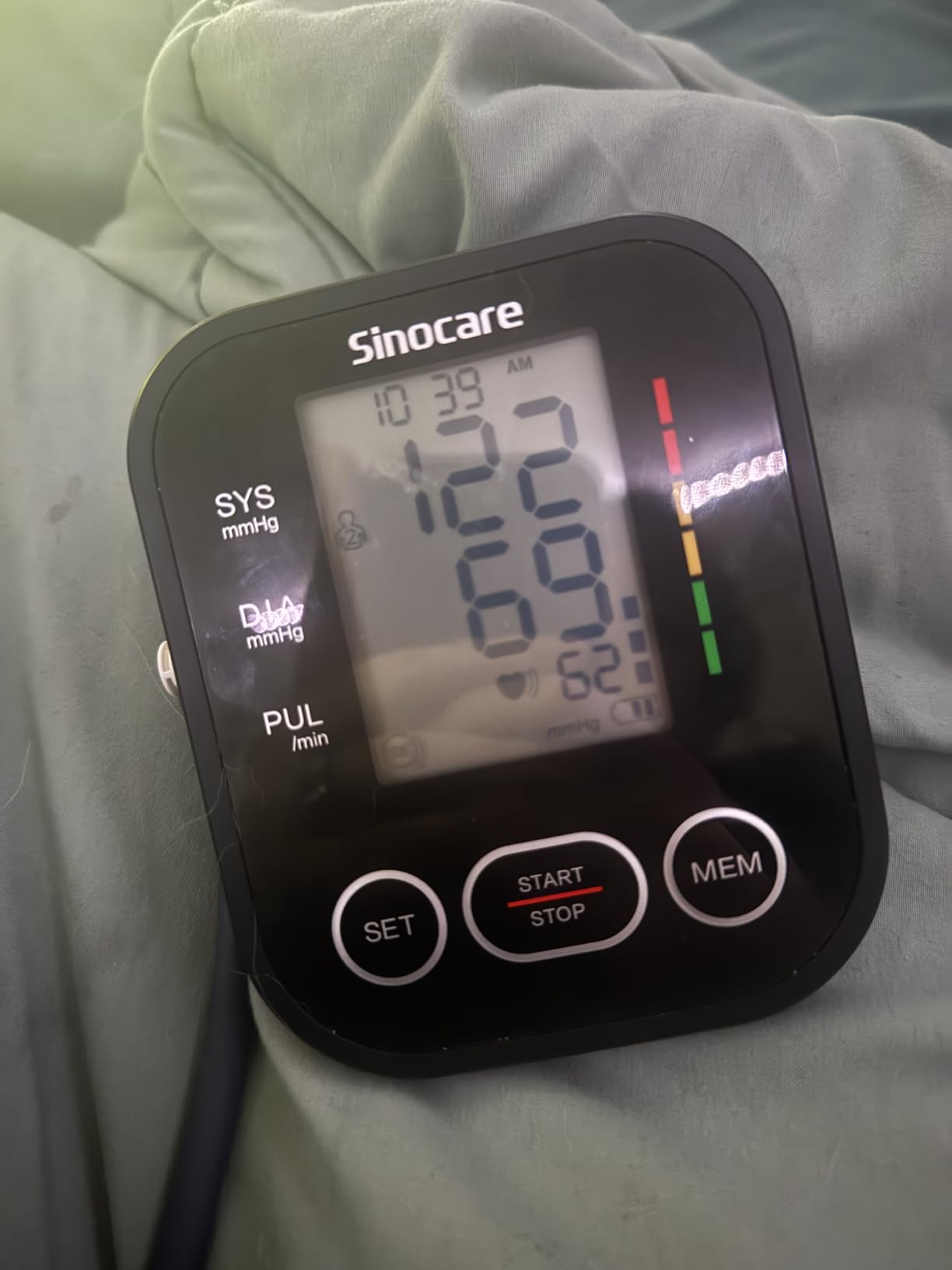 Sinocare Blood Pressure Monitor, Upper Arm Blood Pressure Monitors for Home Use, Adjustable Arm Cuff 8.6-16.5, One-Button Operation, Dual User, Accurate & Practical (Black) customer photo 1