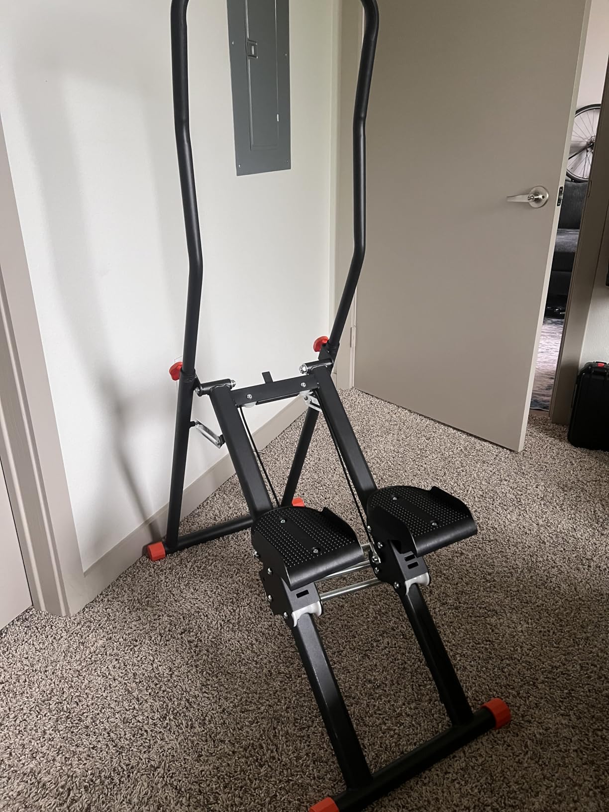 EPHESPORT Stair Stepper for Home Gym, 2.0 Stair Climber with 3-Level Adjustable Resistance, Non-Slip Pedals, Digital Monitor & Phone Holder, Foldable Stepper for Legs Glutes Cardio customer photo 2