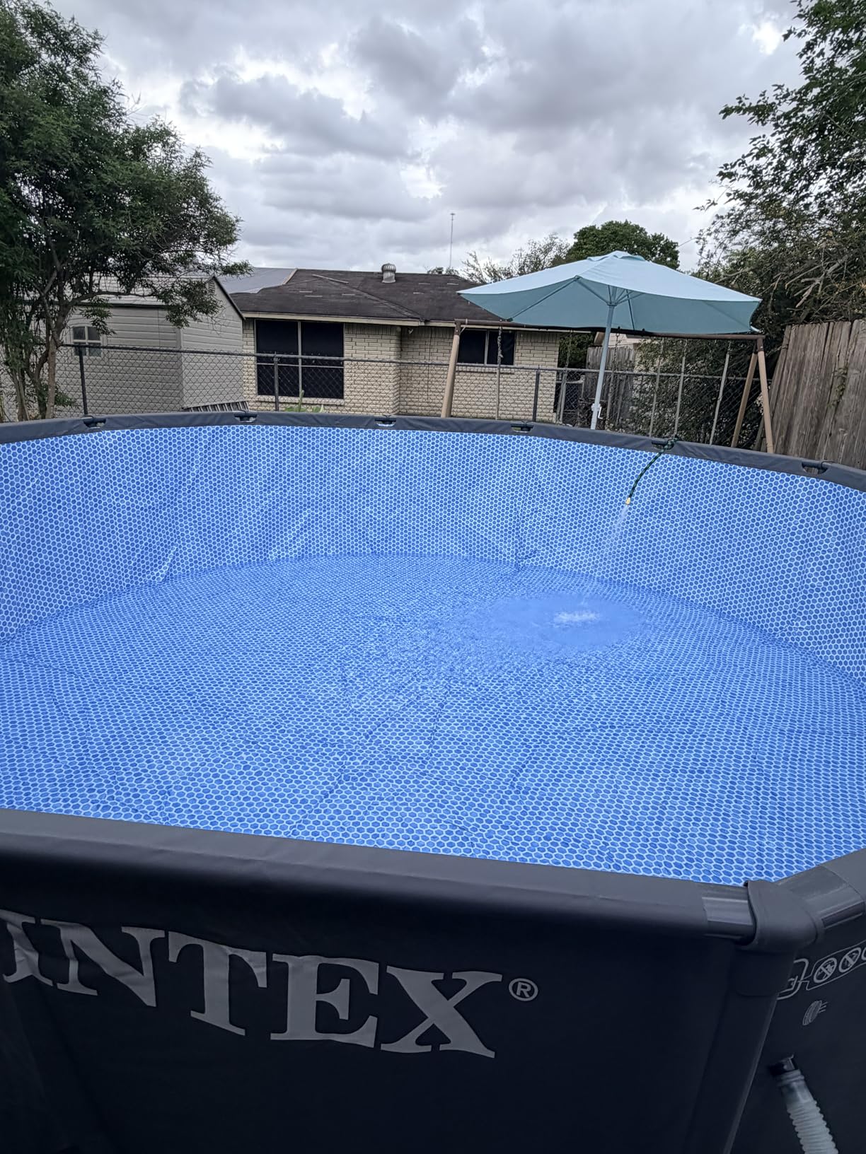 INTEX 26317MZ 15ft x 48in Ultra XTR Frame Deluxe Above Ground Swimming Pool Set with 1500 GPH Sand Filter Pump, Removable Ladder, Ground Cloth, Pool Cover, SuperTough, Puncture and Rust Resistant customer photo 1