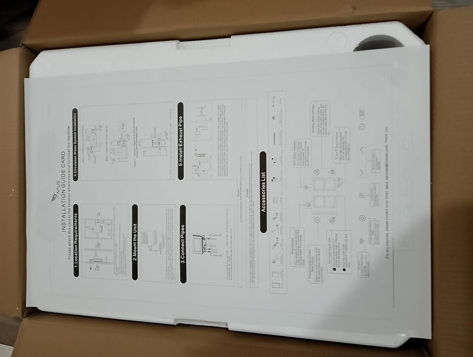 APUS Tankless Water Heater Propane, 140,000 BTU Indoor Installation Up to 6.8 GPM, Zero Cold Water Technology for Instant Hot Water on Demand, Smart Wi-Fi App Control customer photo 1