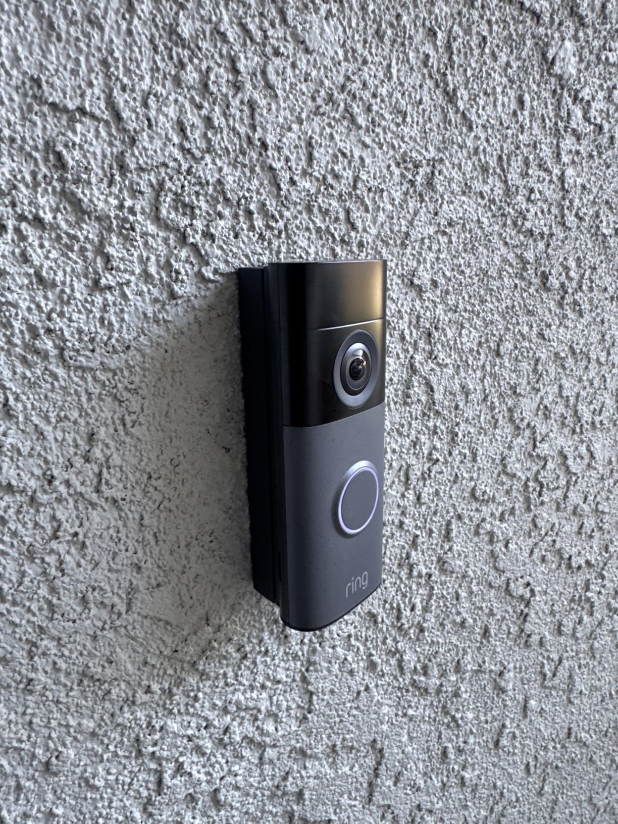 Ring Wired Doorbell (newest model), Wide-Angle Retinal 2K, up to 6x Enhanced Zoom, pair with Alexa or Ring Chime for in-home alerts, Speckled Gray customer photo 2