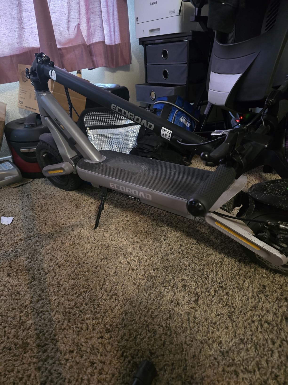 ECOROAD Electric Scooter,25MPH-32MPH, 18-50 Miles Range, 330LBS Load, Off-Road Tires, RGB Lights & APP Control customer photo 2
