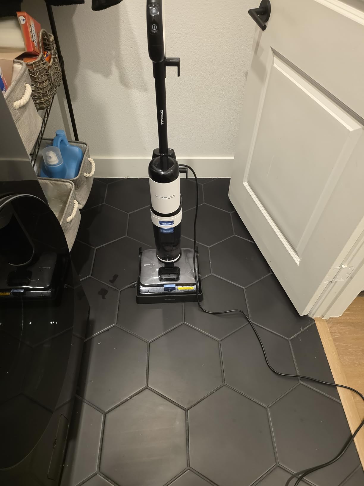 Corded 3-in-1 Wet Dry Vacuum Mop with Steam Function, FLOOR ONE S6 Stretch Steam, Tineco BoostSteam, 320 High-temp Steam Cleaning, 180 Lay-Flat, Anti-Tangle Design, One-Touch Self-Cleaning customer photo 2