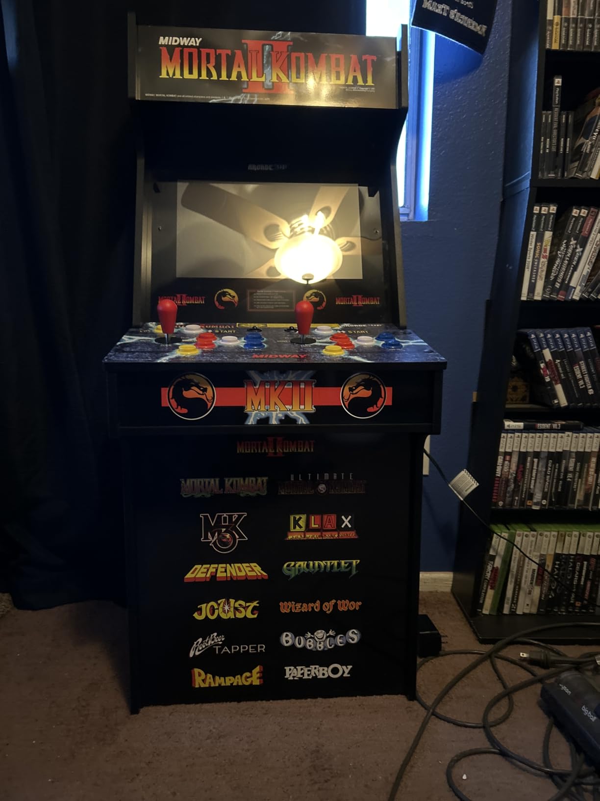 Arcade1Up Mortal Kombat Classic SE Arcade Machine - 13 Games, 4ft Cabinet customer photo 1