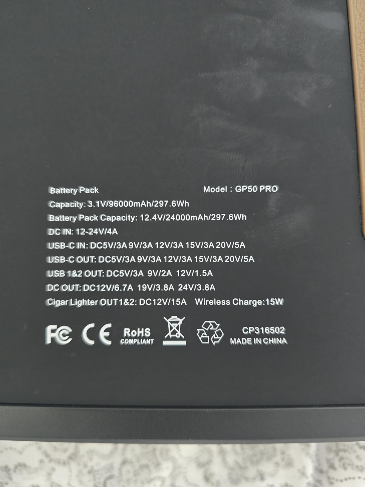 EASYLONGER ES960 CPAP Battery Backup 297.6Wh LiFePO4, Multi-Night CPAP Power Supply for AirSense 11/10, AirCurve 10/11, AirMini, DreamStation/2 - Travel, Camping, Outdoor, Blackout & Emergency Use customer photo 1