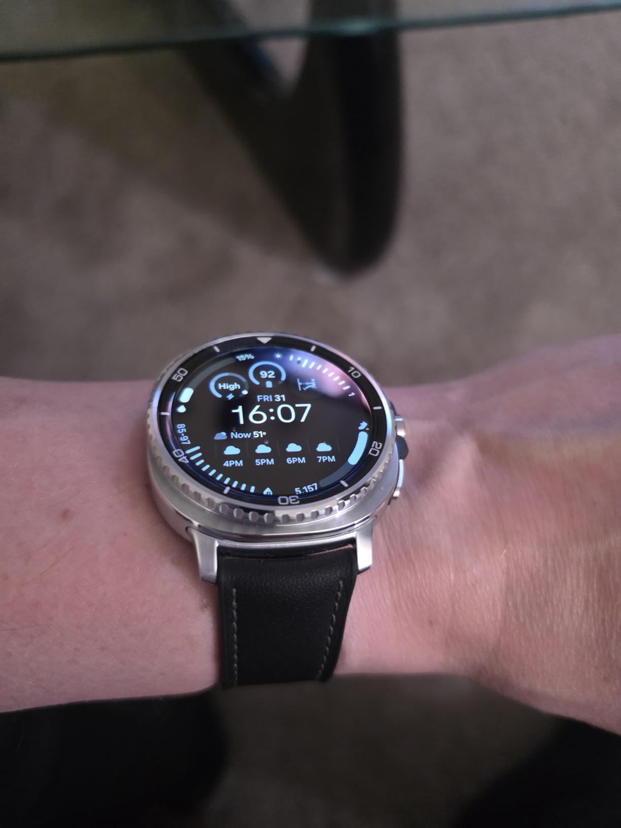 Galaxy Watch 8 Classic (2025) 46mm Bluetooth Smartwatch - Black | Rotating Bezel, Sleep & Fitness Tracking, Energy Score, Quick Button [US Version] customer photo 1