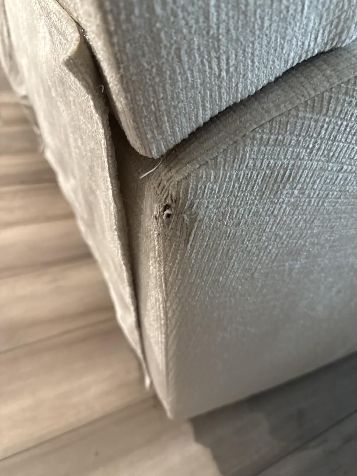 Signature Design by Ashley Danum Modern Manual Pull Tab Reclining Sofa with Tufed Back Cushion, Blue customer photo 2